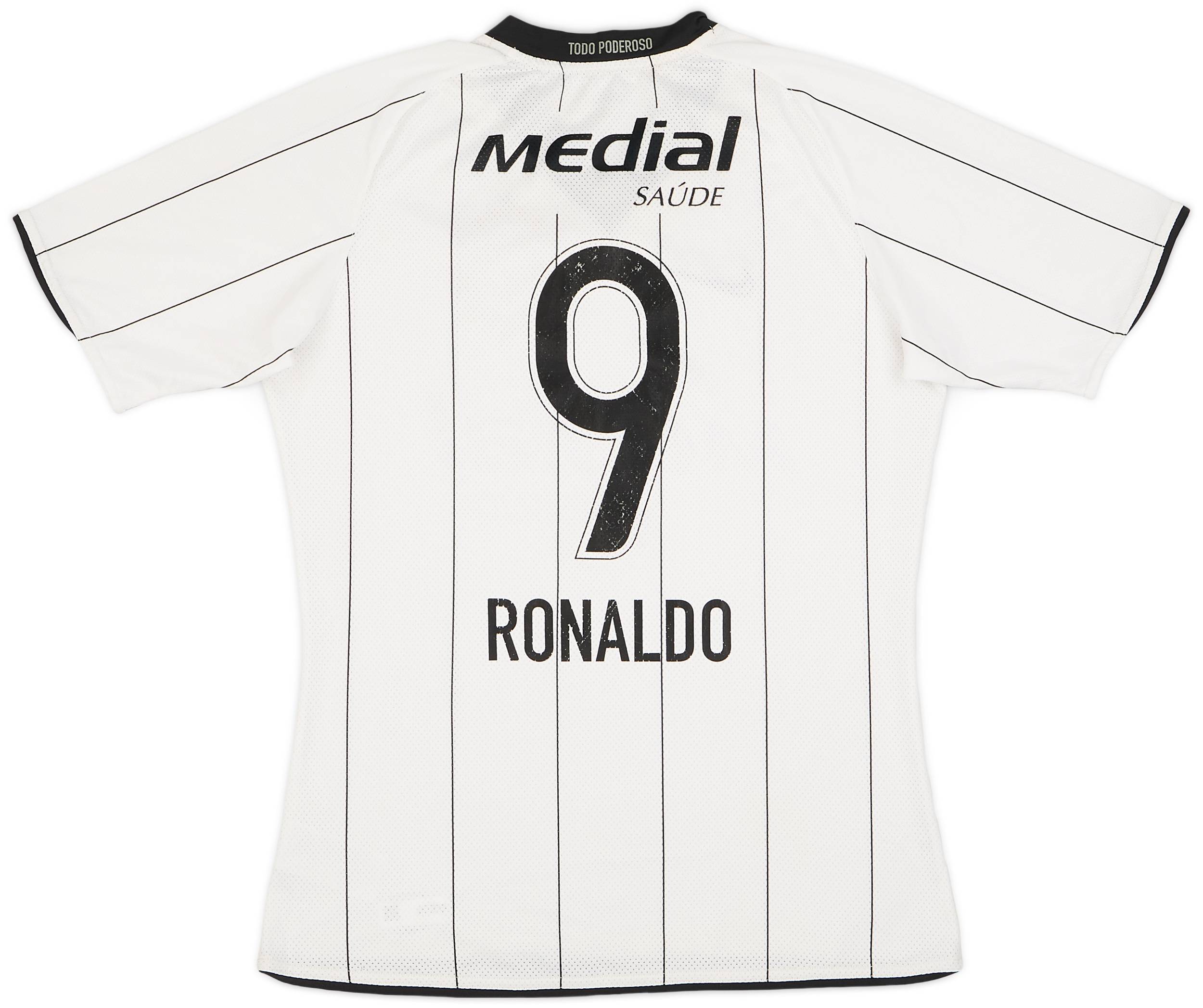 2008 Corinthians Home Shirt Ronaldo 9 6 10 L