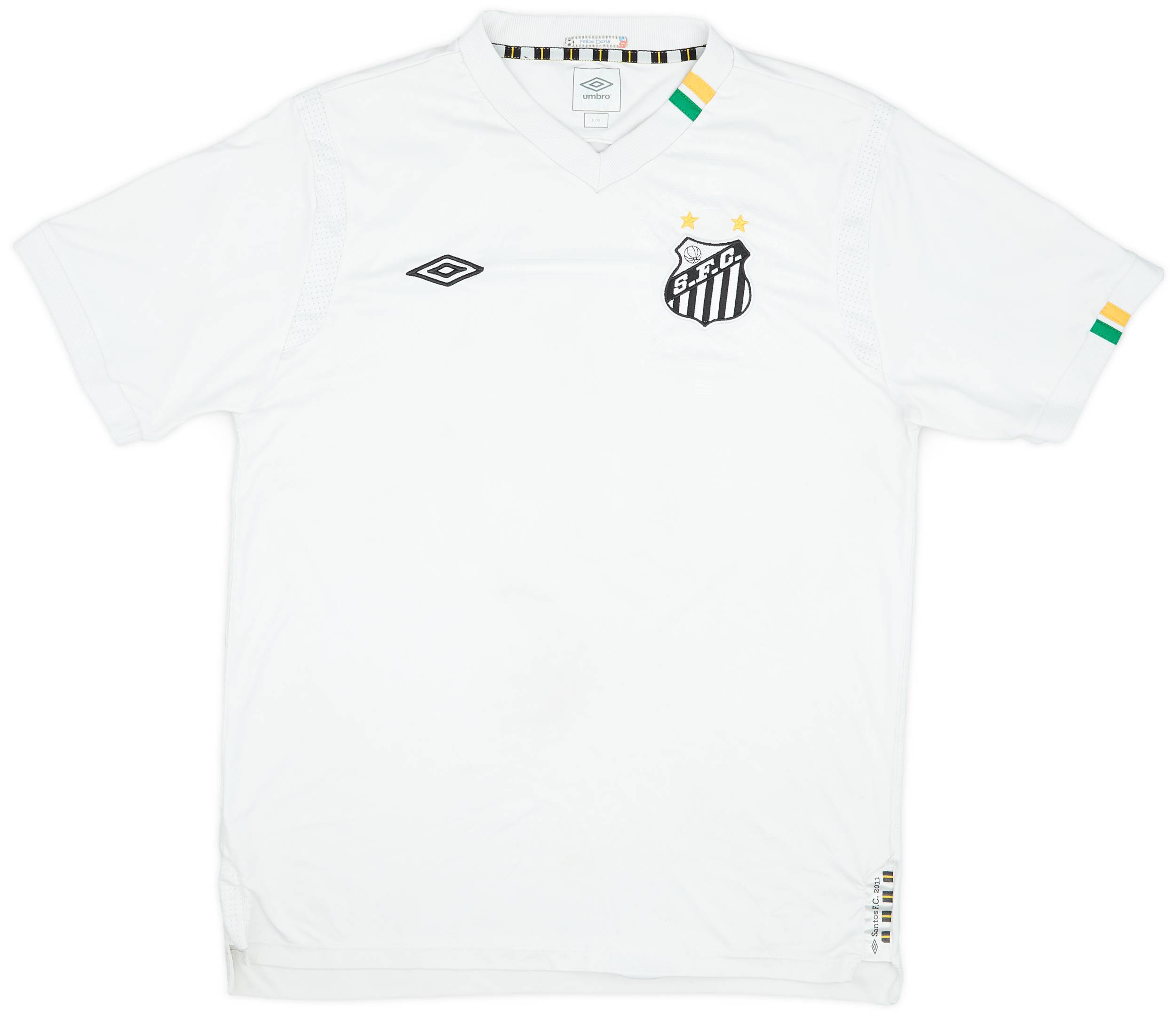 2011 Santos 'Copa Libertadores' Home Shirt #10 (Ganso) - 8/10 - (L)