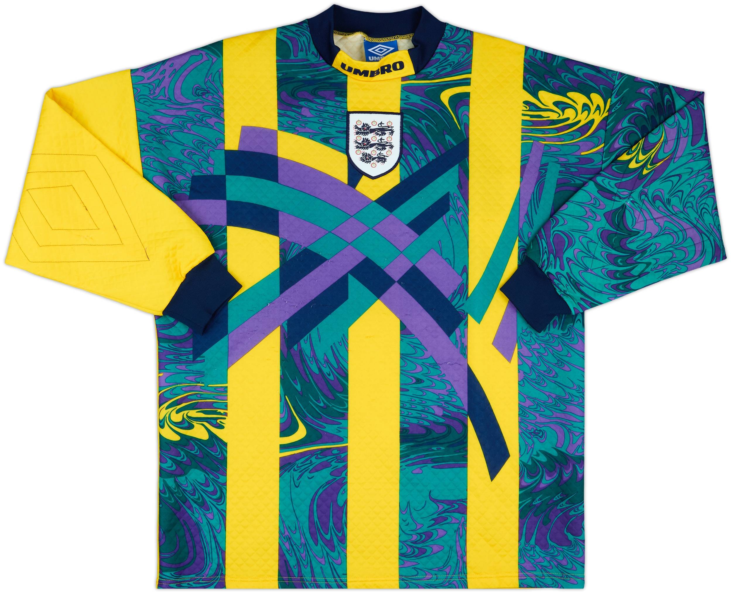 1995-96 England GK Shirt #22 - 7/10 - (XL)