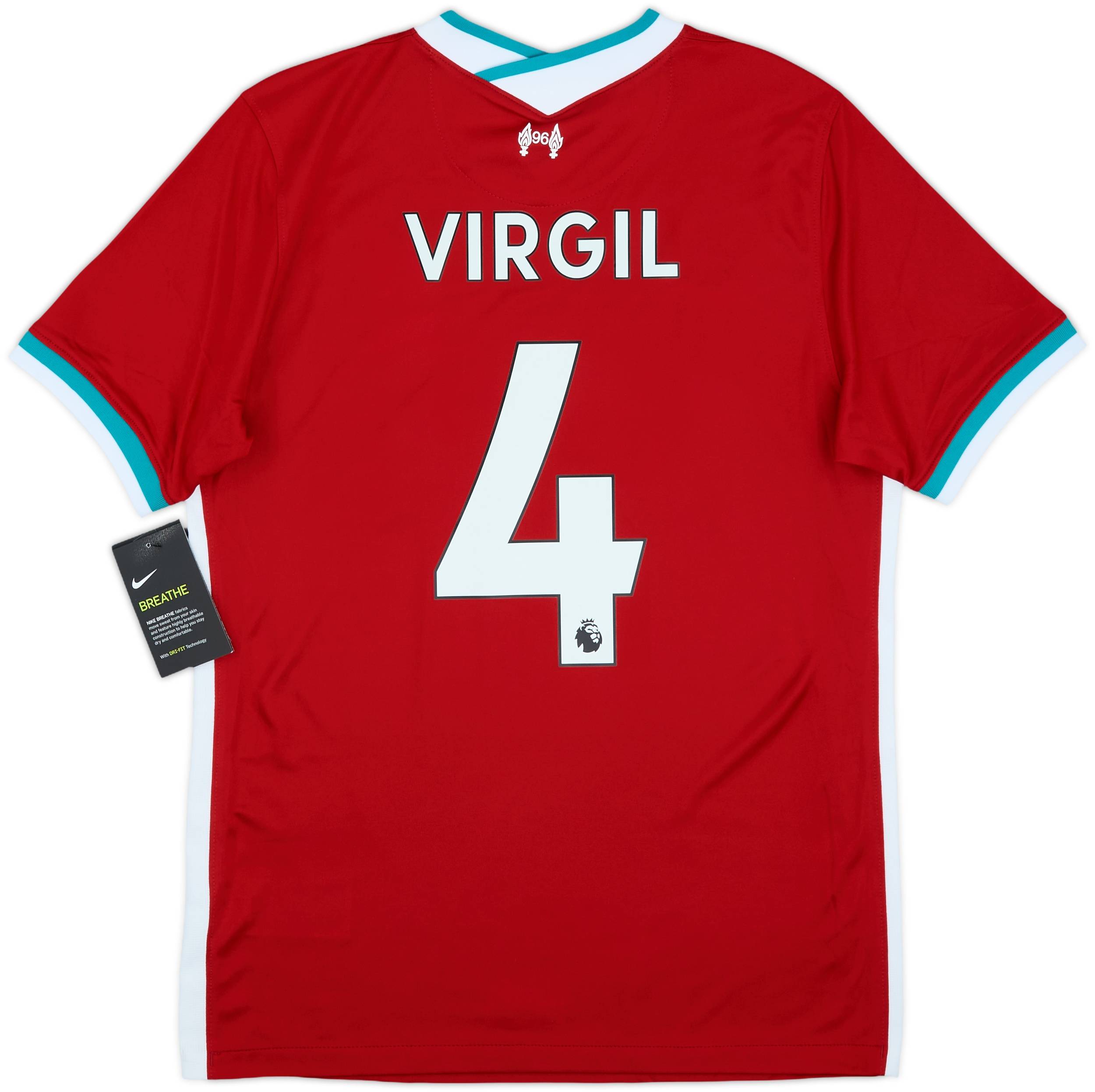 2020-21 Liverpool Home Shirt Virgil #4 (M)
