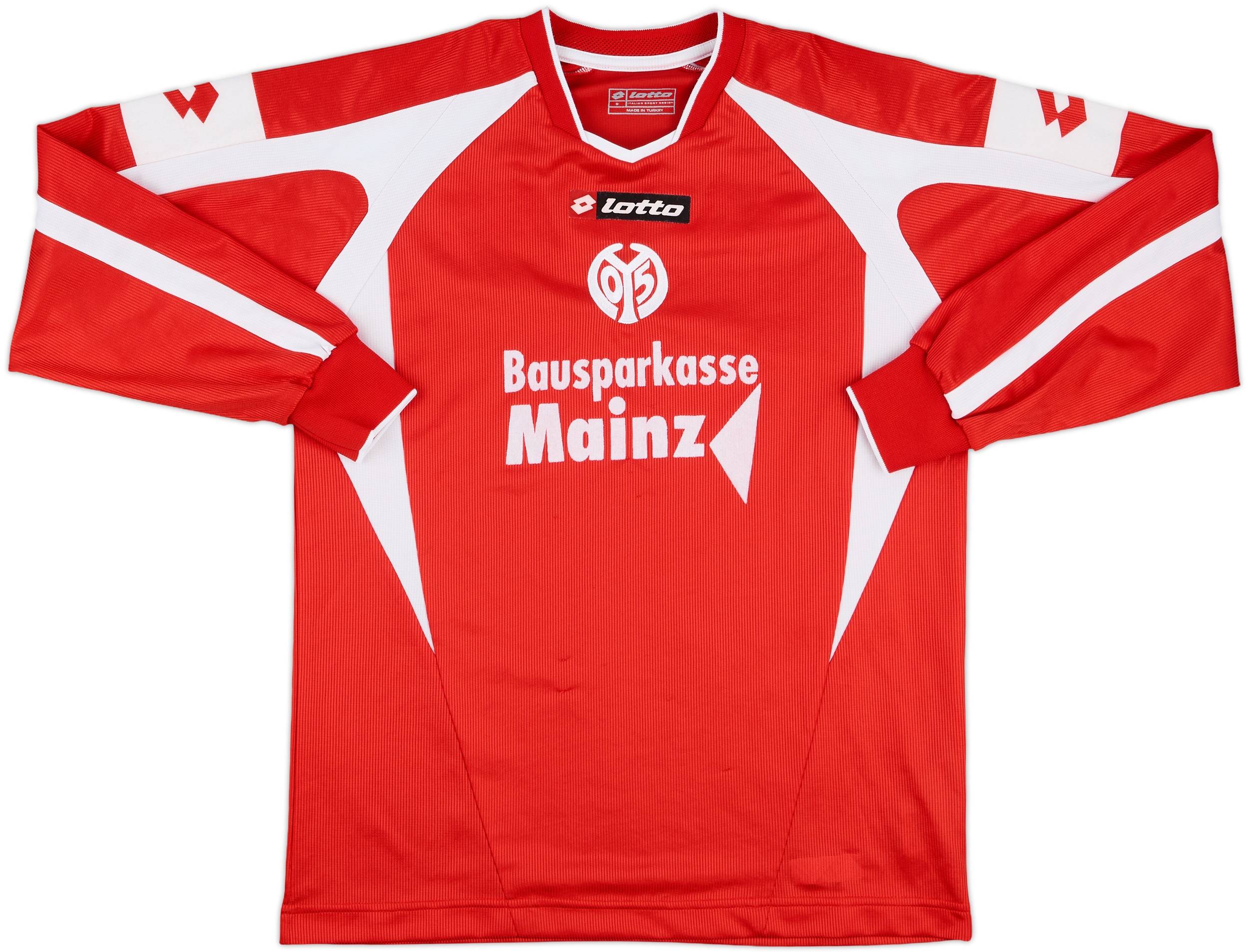 2005-06 FSV Mainz Home L/S Shirt - 7/10 - (S)