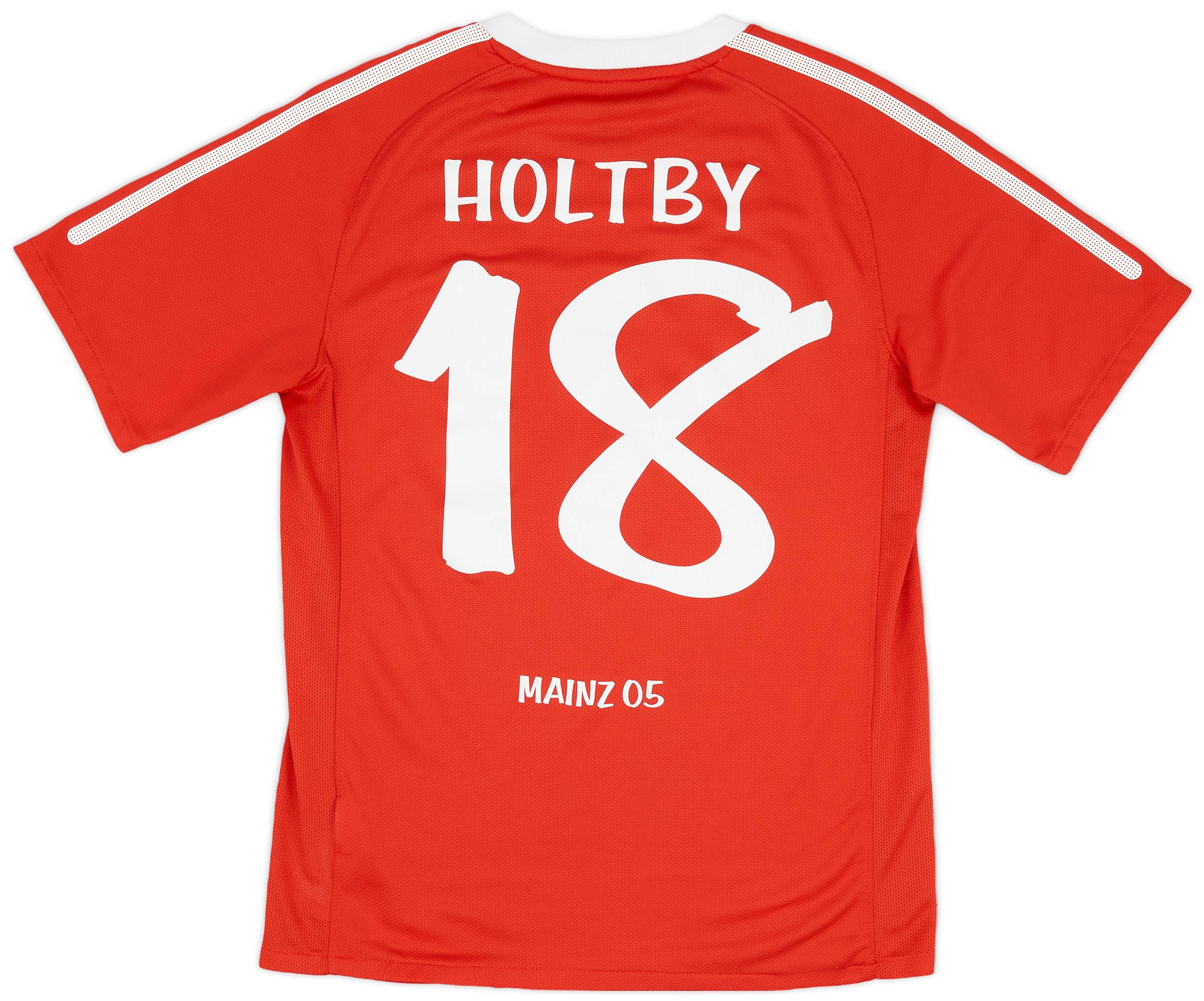 2010-11 FSV Mainz Home Shirt Holtby #18 - 6/10 - (S)