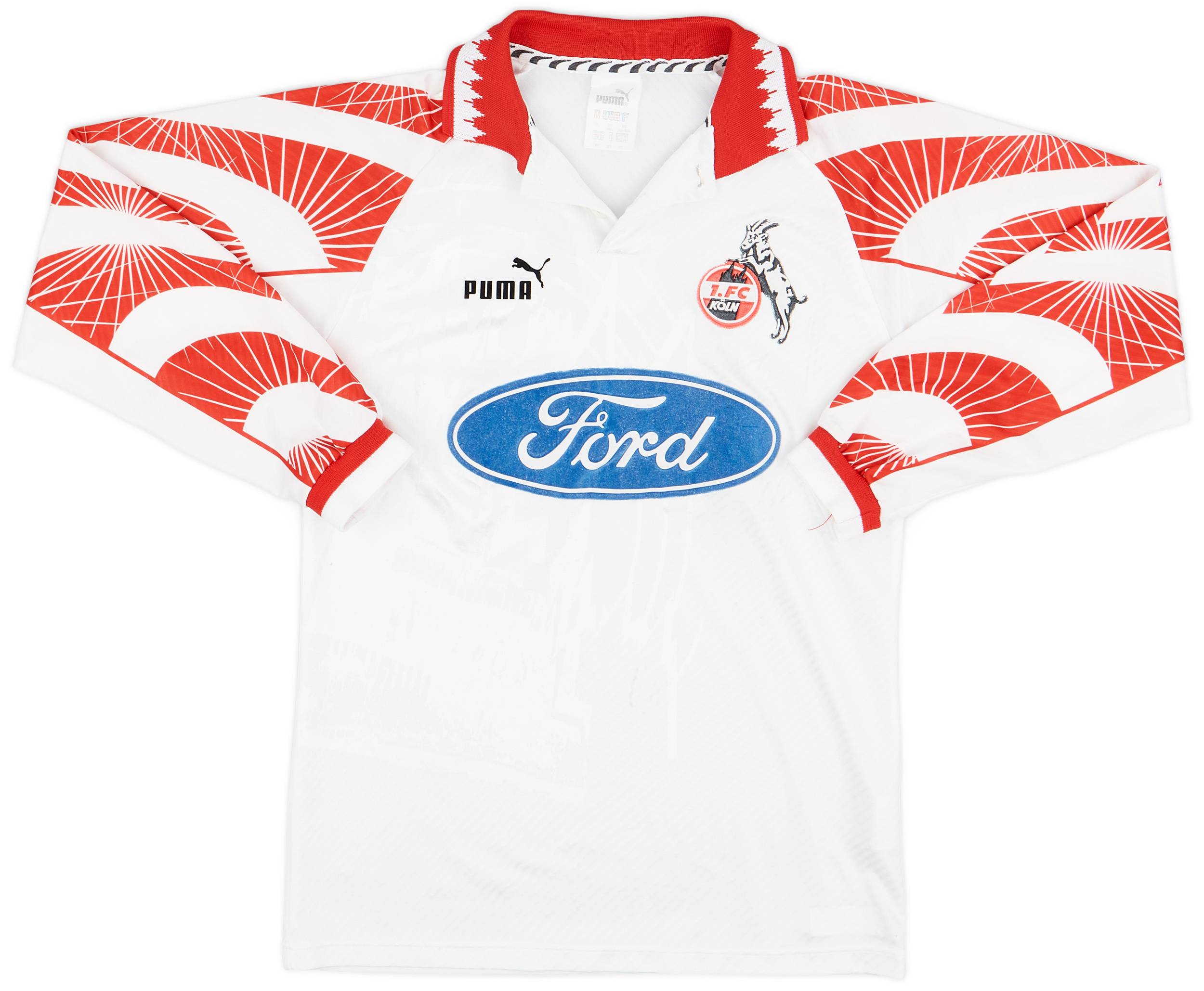 1996-97 FC Koln Home L/S Shirt - 7/10 - (XS)