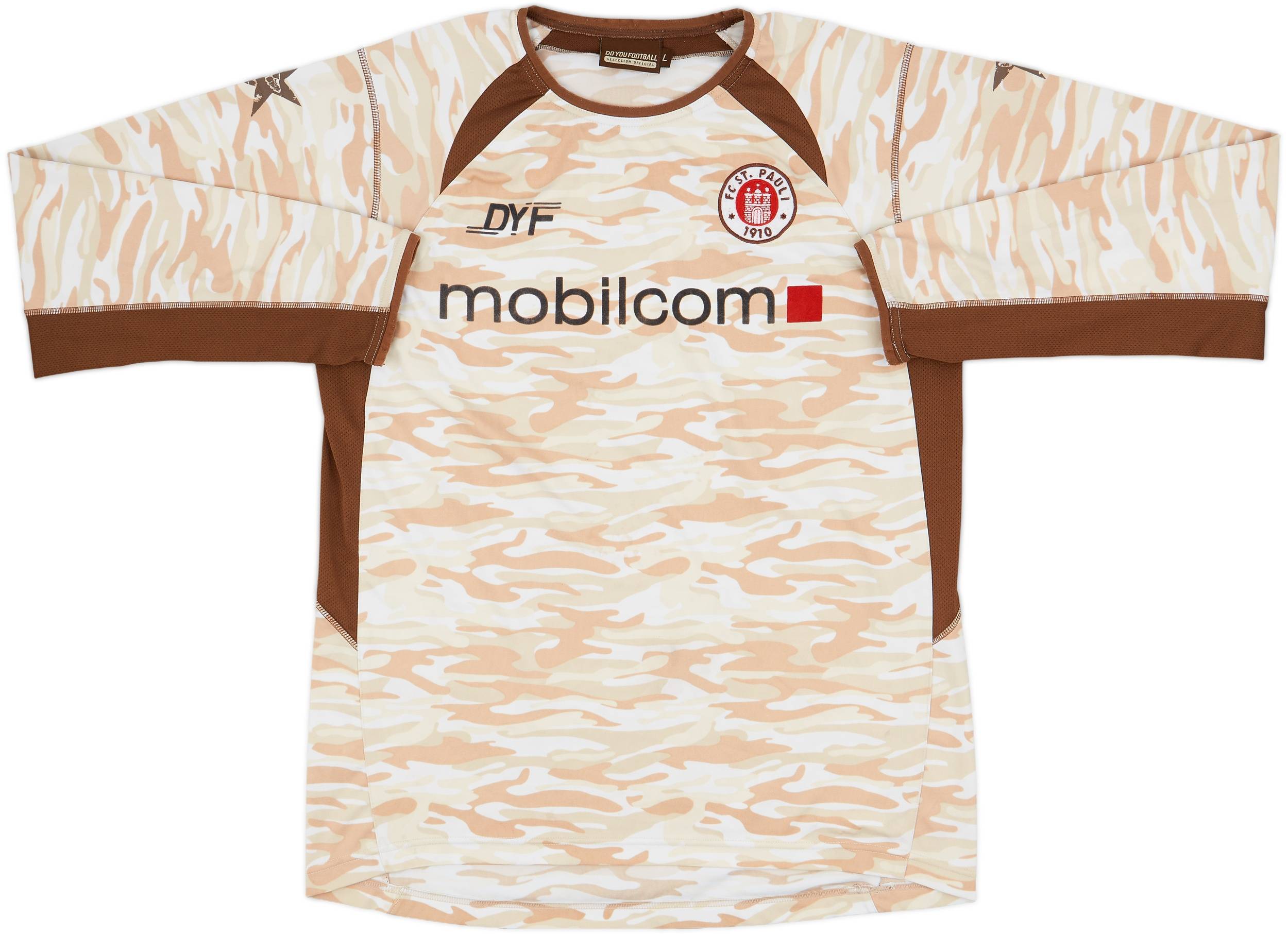 2005-06 St Pauli Home L/S Shirt - 7/10 - (L)