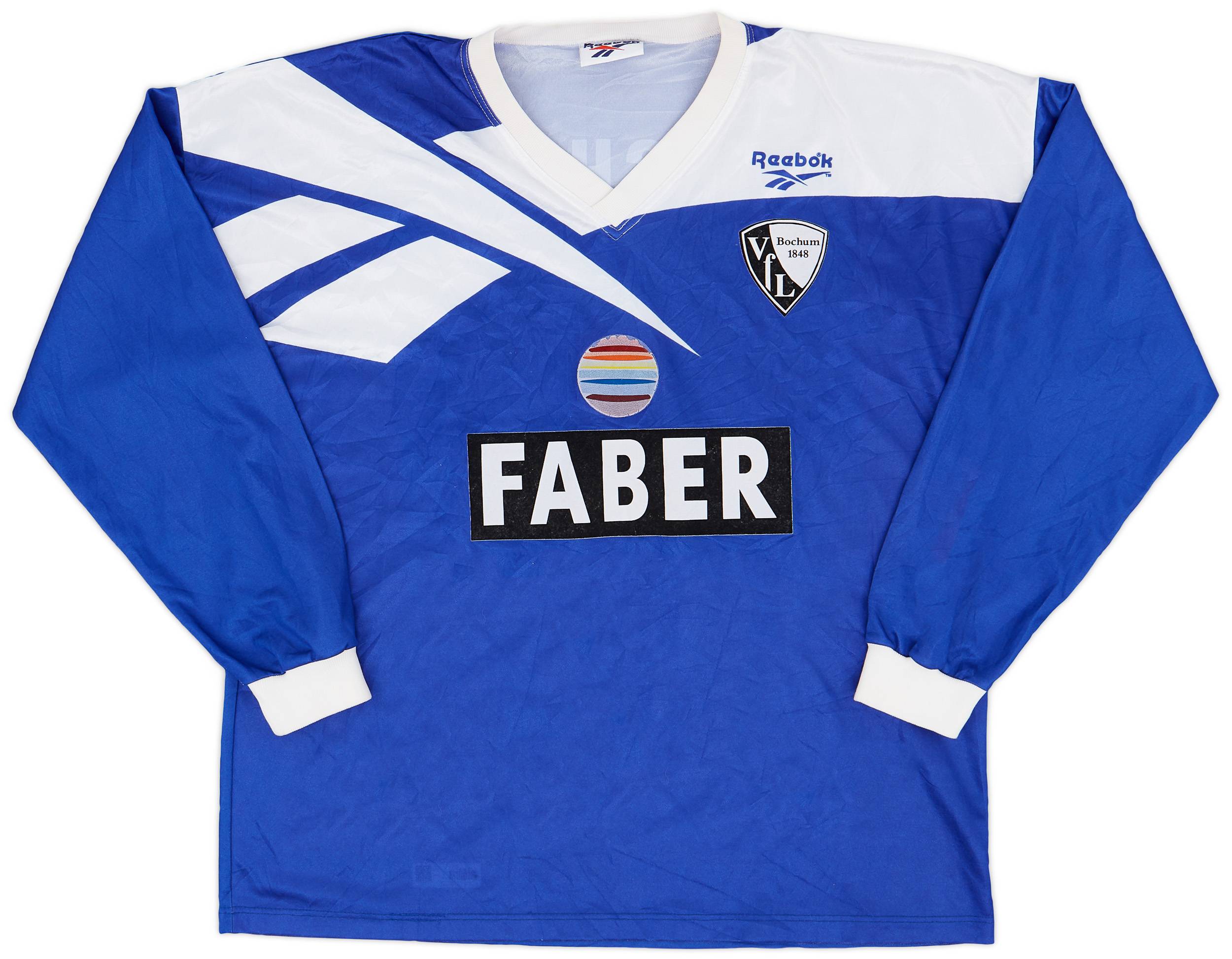 1994-96 VFL Bochum Home L/S Shirt - 7/10 - (XL)