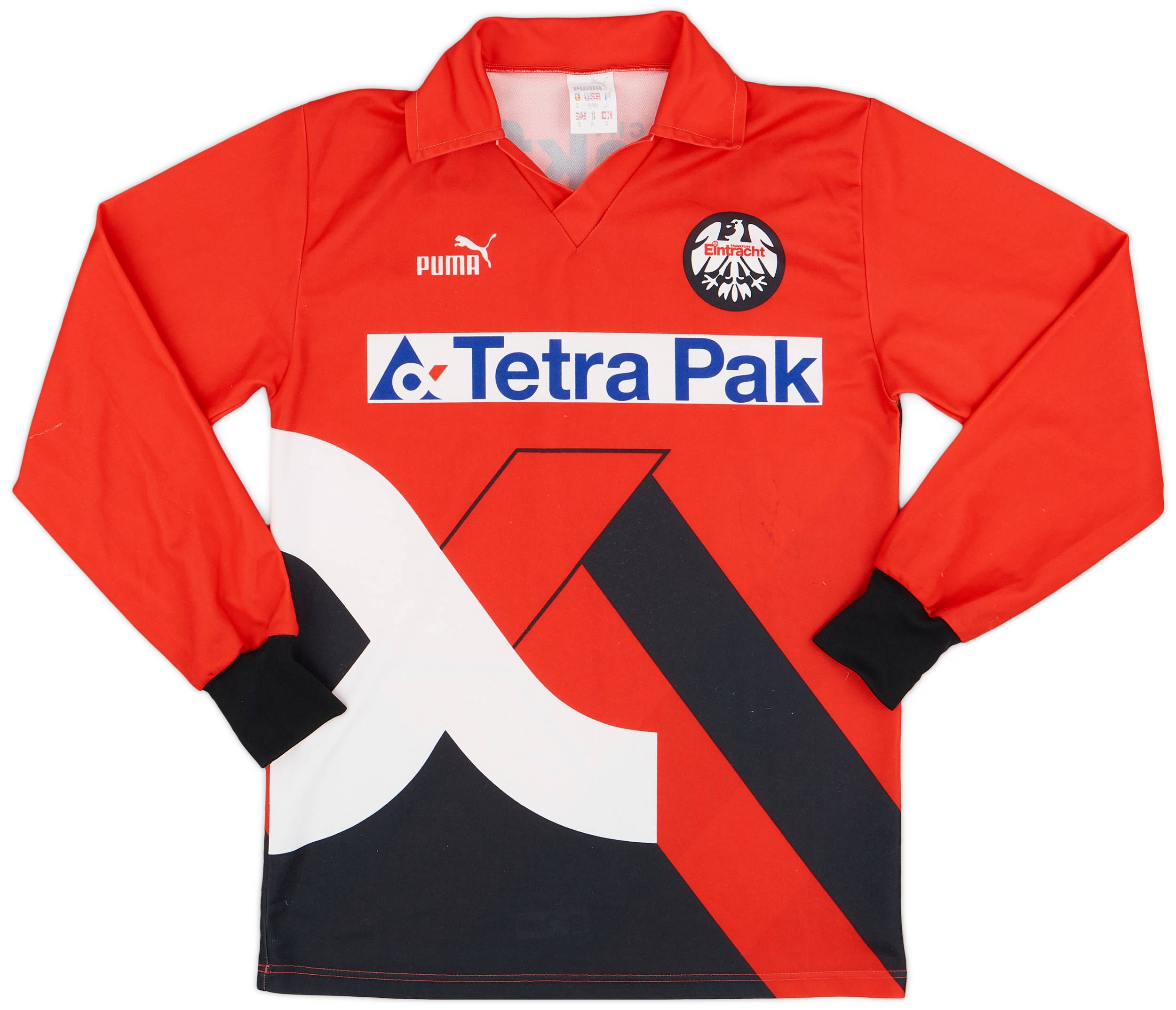 1993-94 Eintracht Frankfurt Home L/S Shirt - 9/10 - (S)