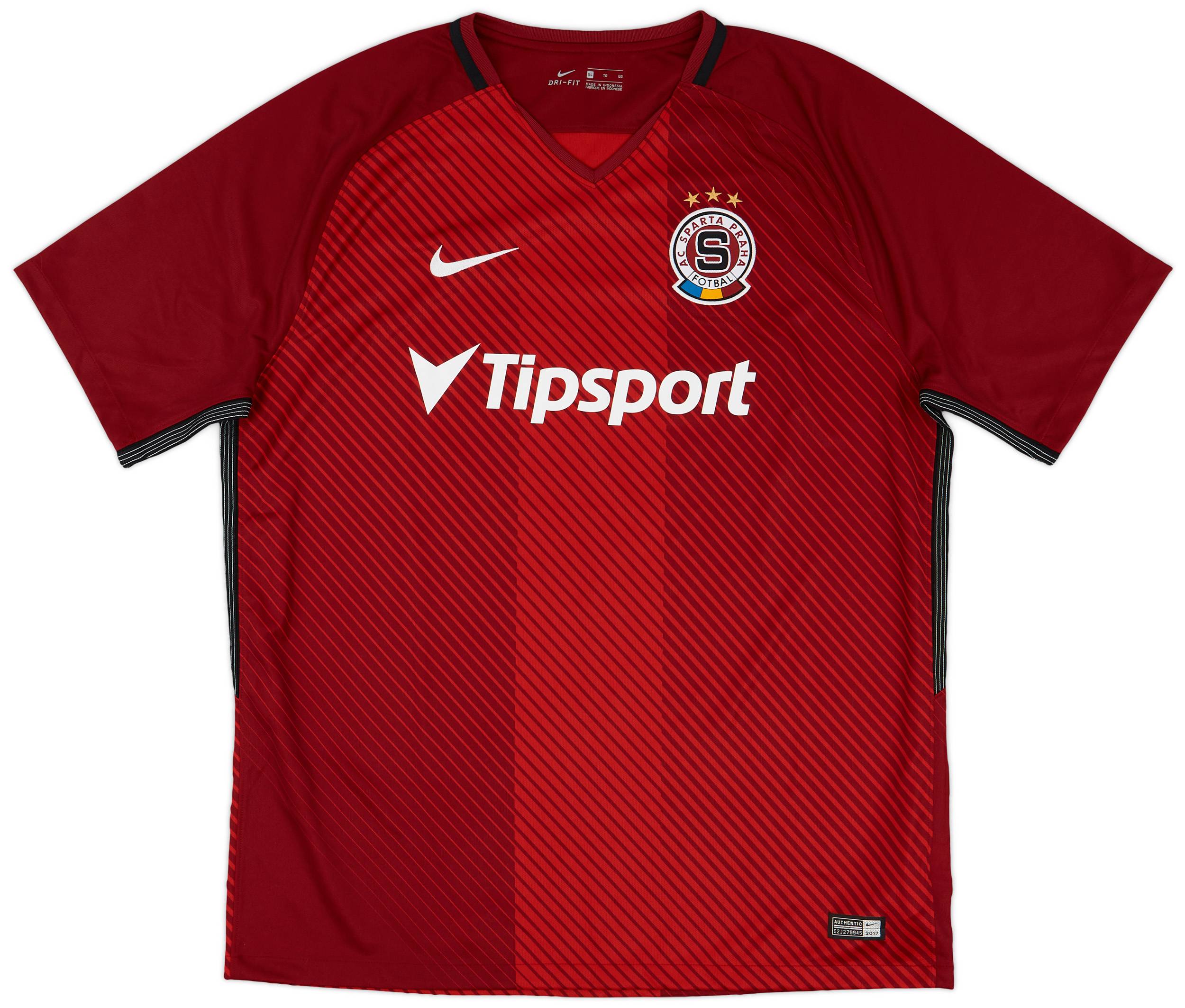2017 18 Sparta Prague Home Shirt 10 10 XL