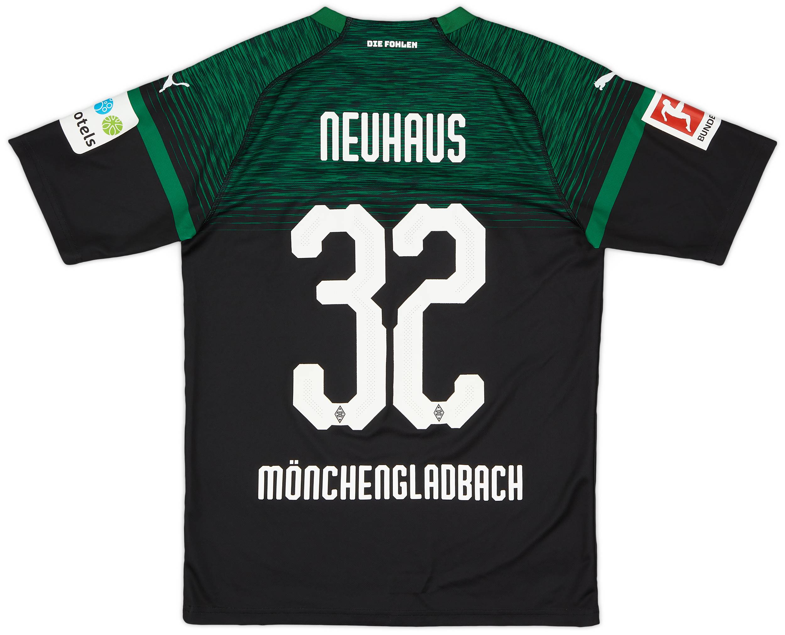 2018-19 Borussia Monchengladbach Away Shirt Neuhaus #32 - 10/10 - (S)