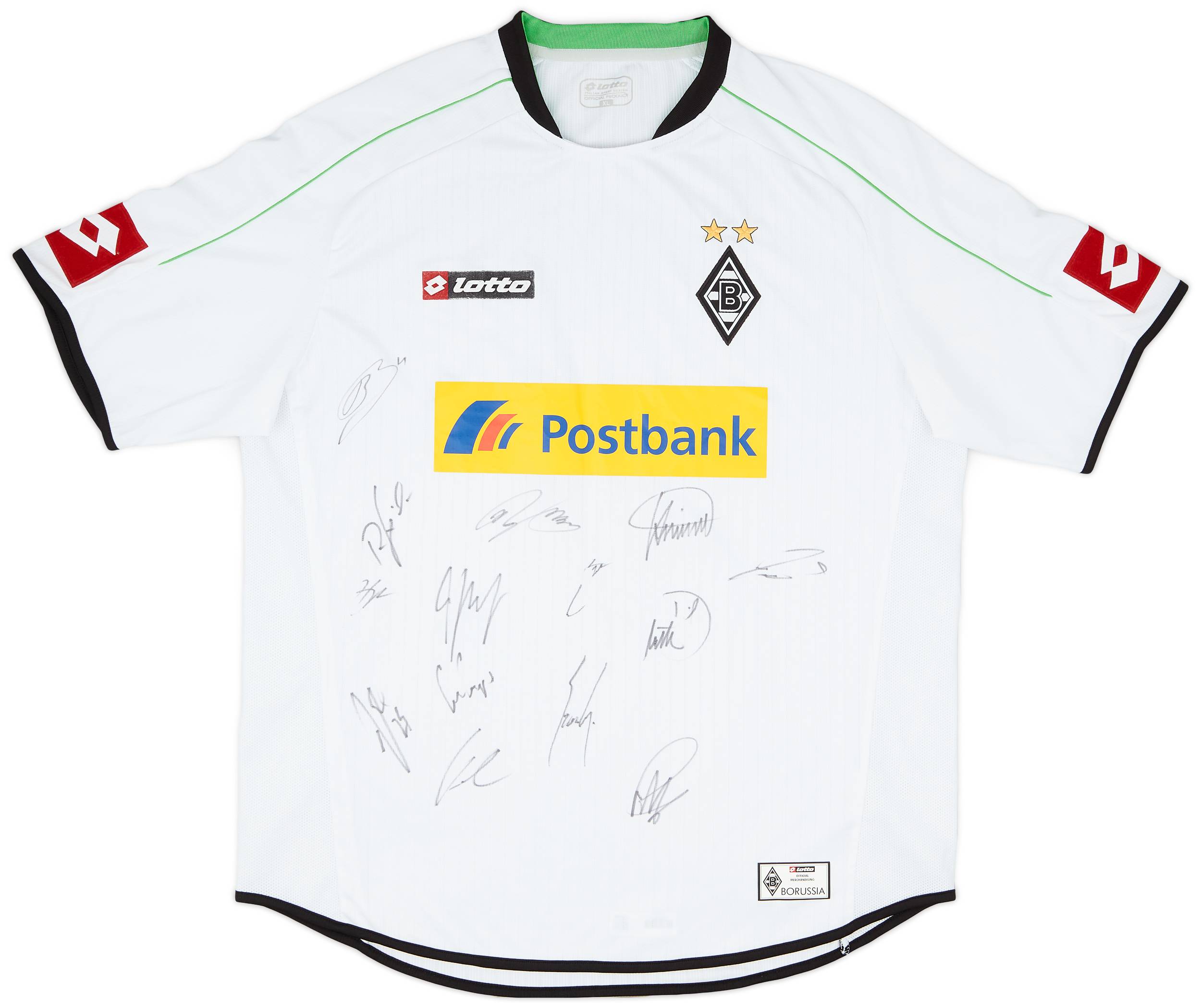 2012-13 Borussia Monchengladbach Signed Home Shirt - 9/10 - (XL)