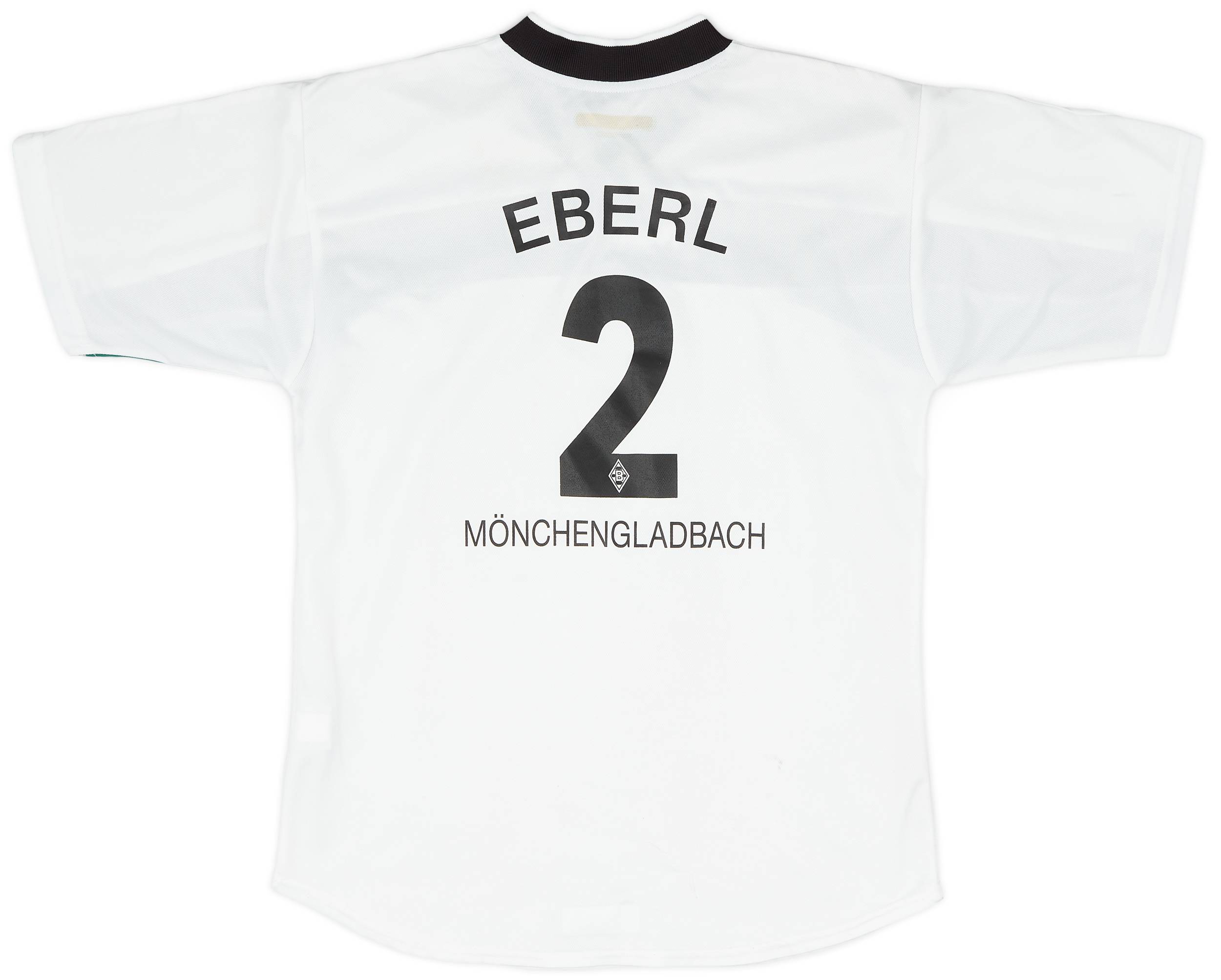 2000-02 Borussia Monchengladbach Home Shirt Eberl #2 - 8/10 - (S)