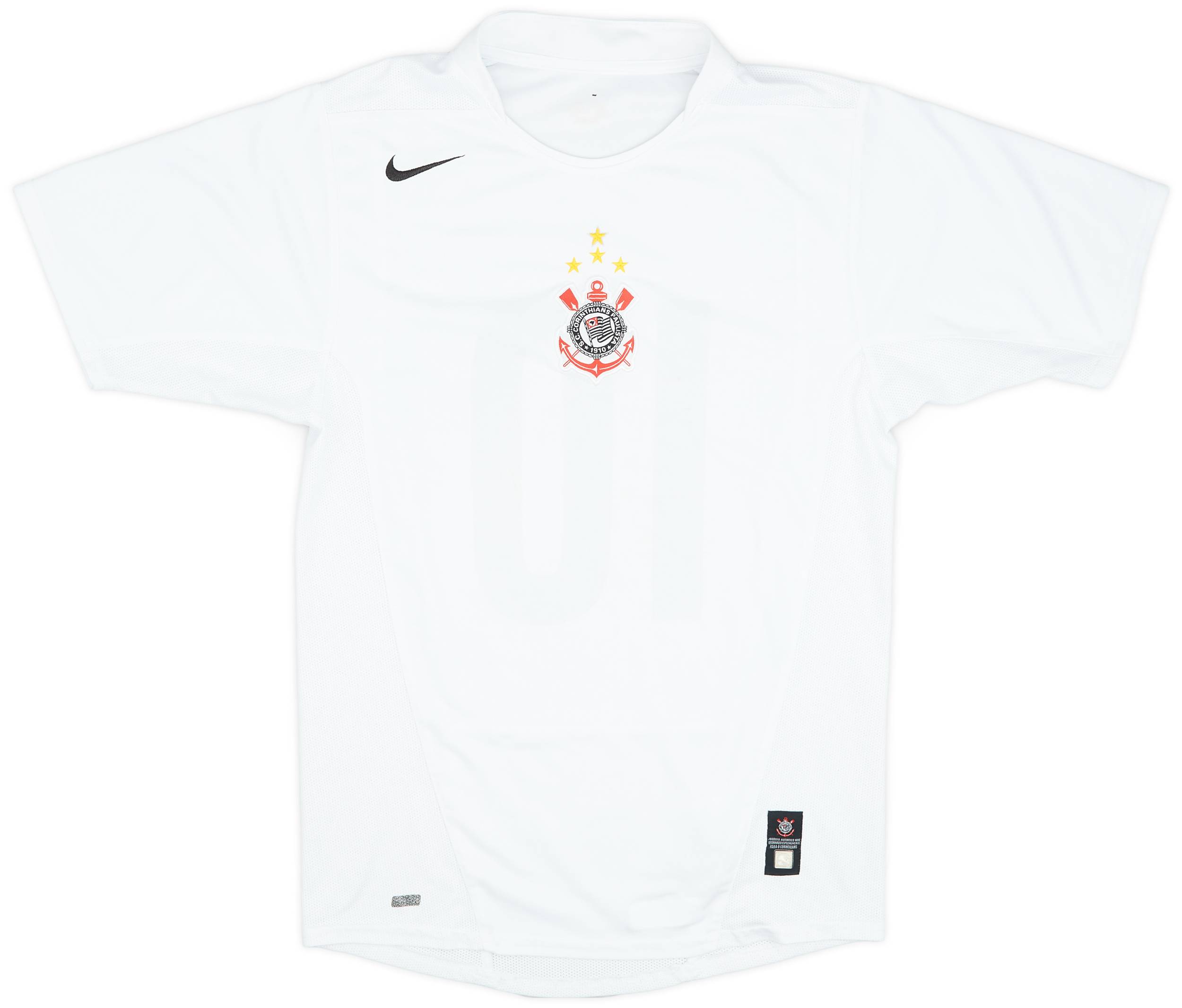 2004-05 Corinthians Home Shirt #10 (Tevez) - 7/10 - (S)