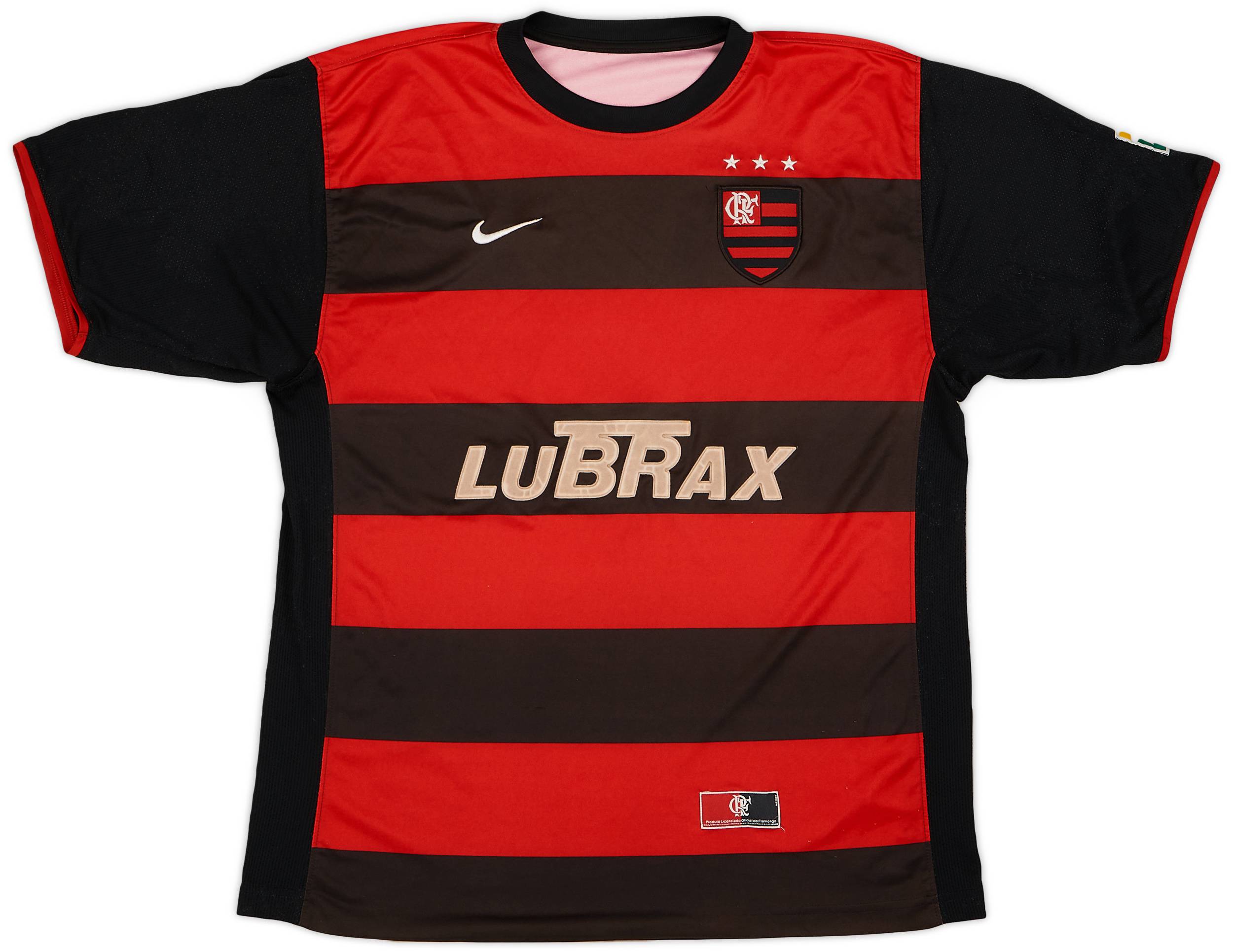 2000-02 Flamengo Home Shirt #8 - 7/10 - (L)