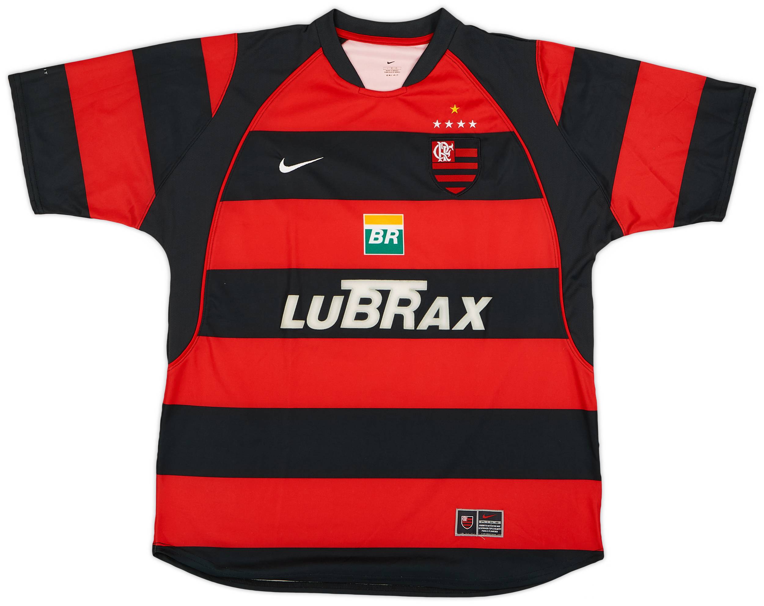 2002-04 Flamengo Home Shirt #10 - 9/10 - (L)