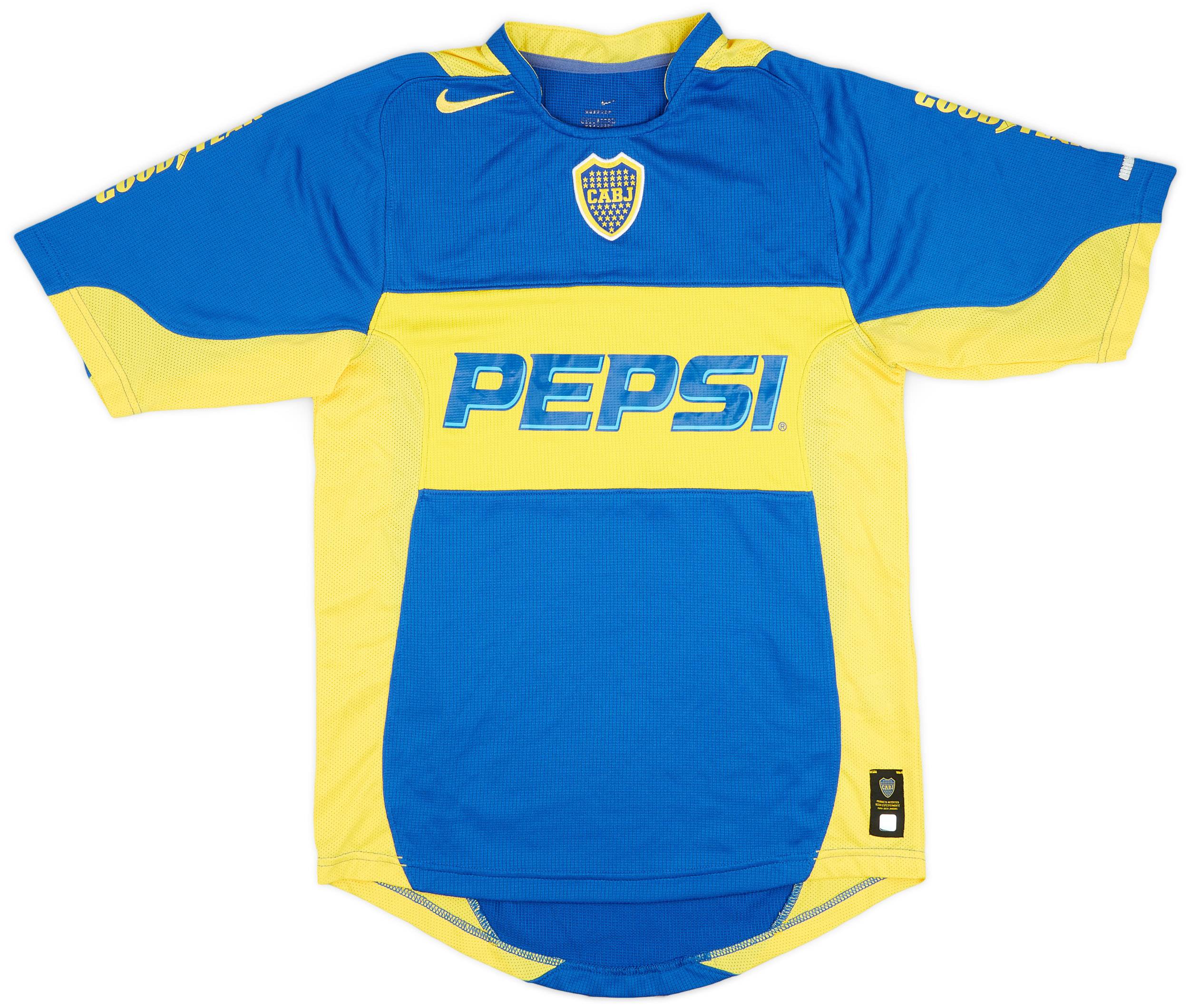 Remera Boca 2004 Boca Camiseta Nike 2004-05 Boca Juniors Home