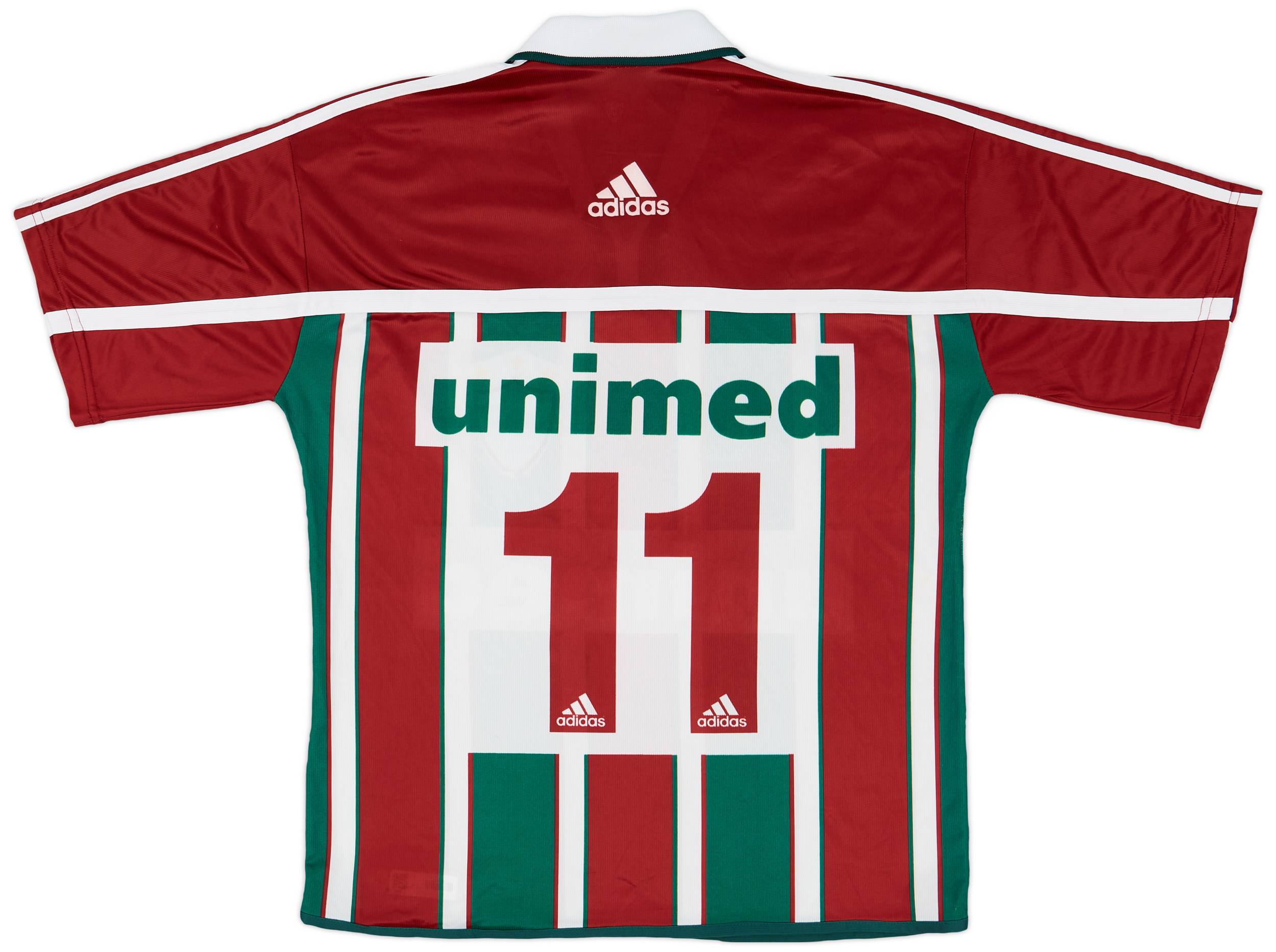 2001-03 Fluminense Home Shirt #11 - 9/10 - (XL)