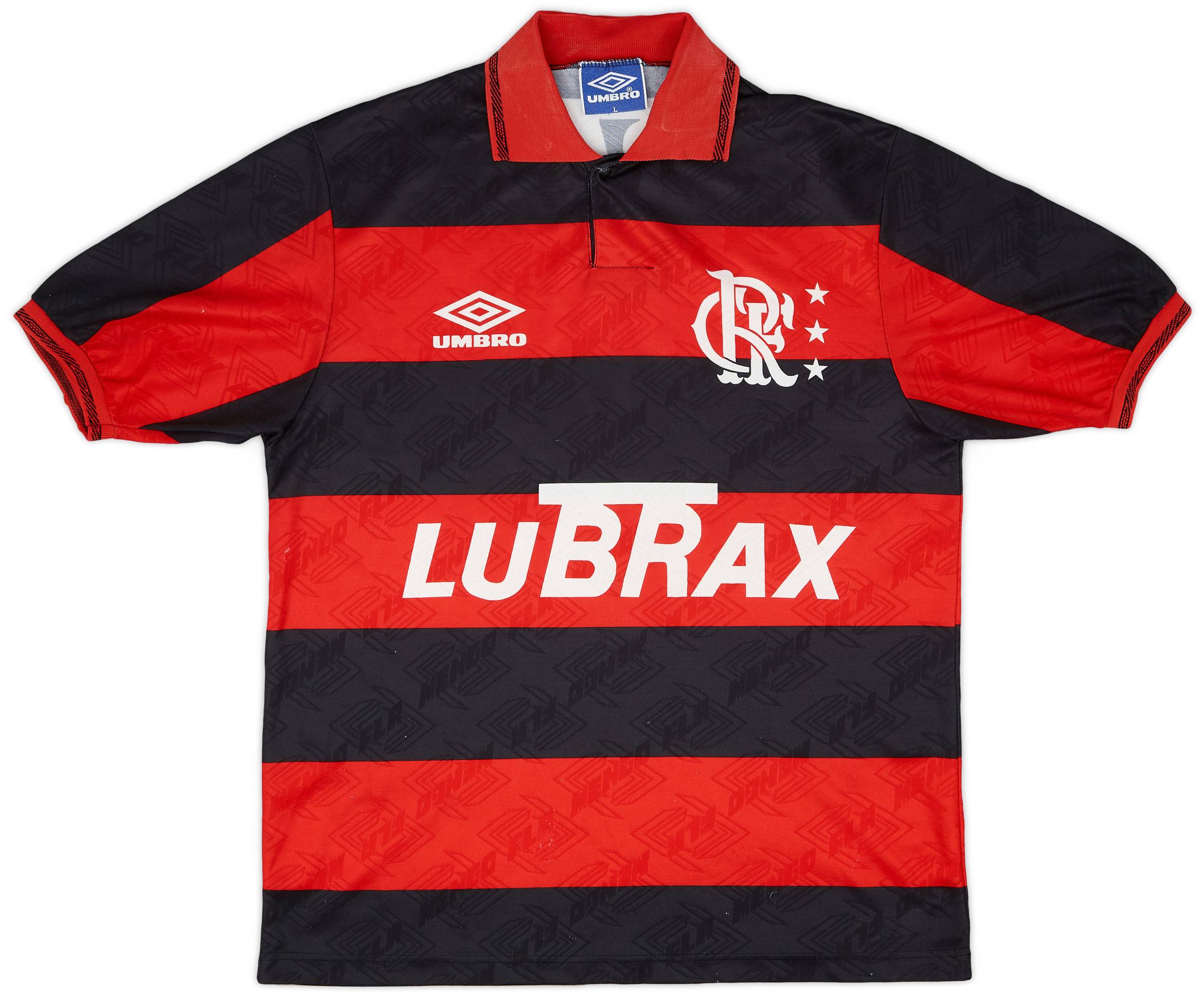 1992-93 Flamengo Home Shirt - 8/10 - (L)