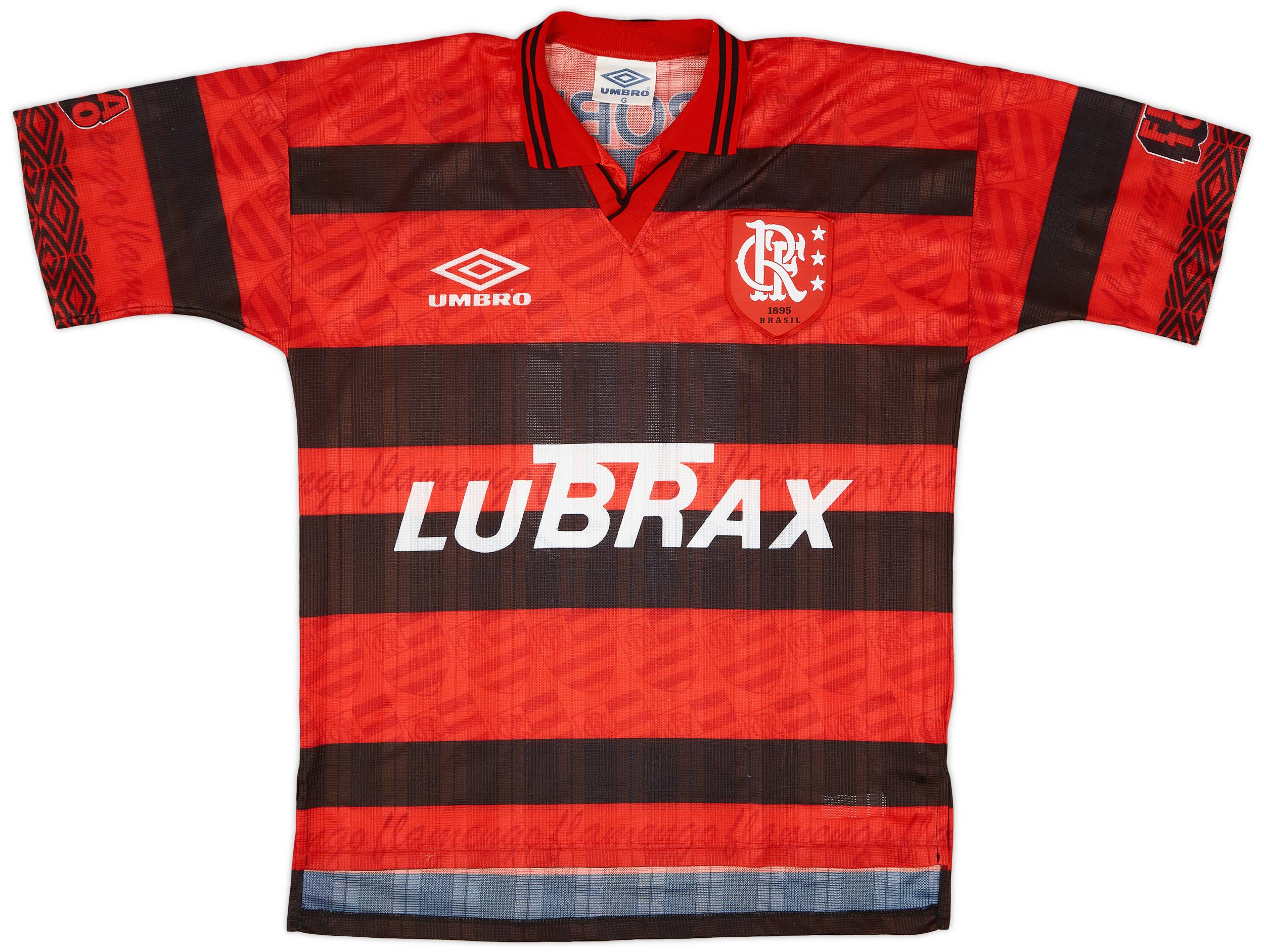 1995-96 Flamengo Centenary Home Shirt #10 - 9/10 - (L)
