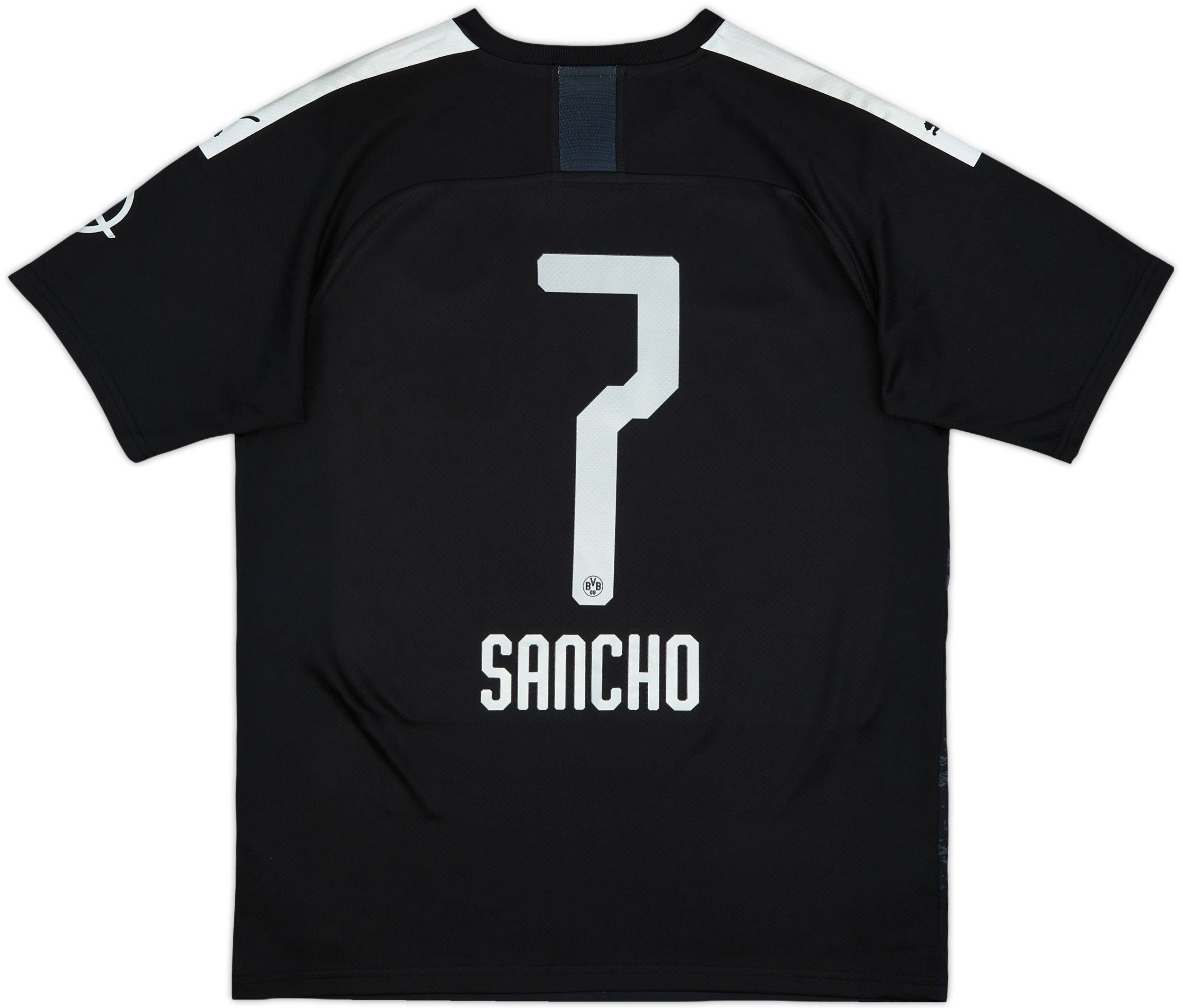 2019-20 Borussia Dortmund Away Shirt Sancho #7 - 9/10 - (M)