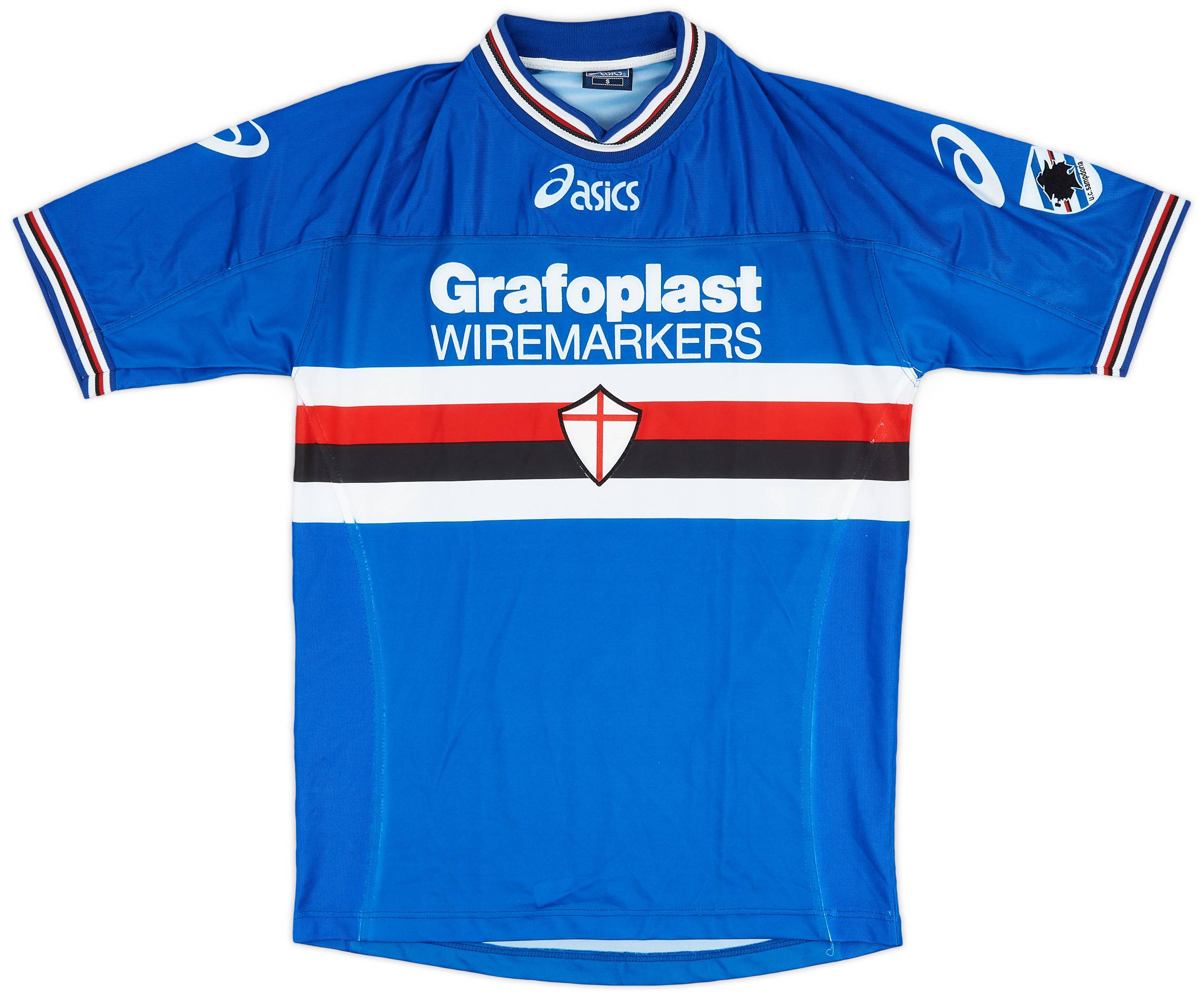 2001-02 Sampdoria Home Shirt - 8/10 - (S)