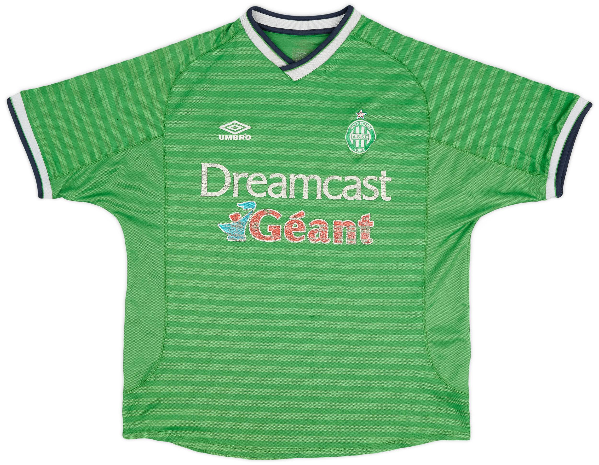 2000-01 Saint Etienne Home Shirt - 5/10 - (XL)