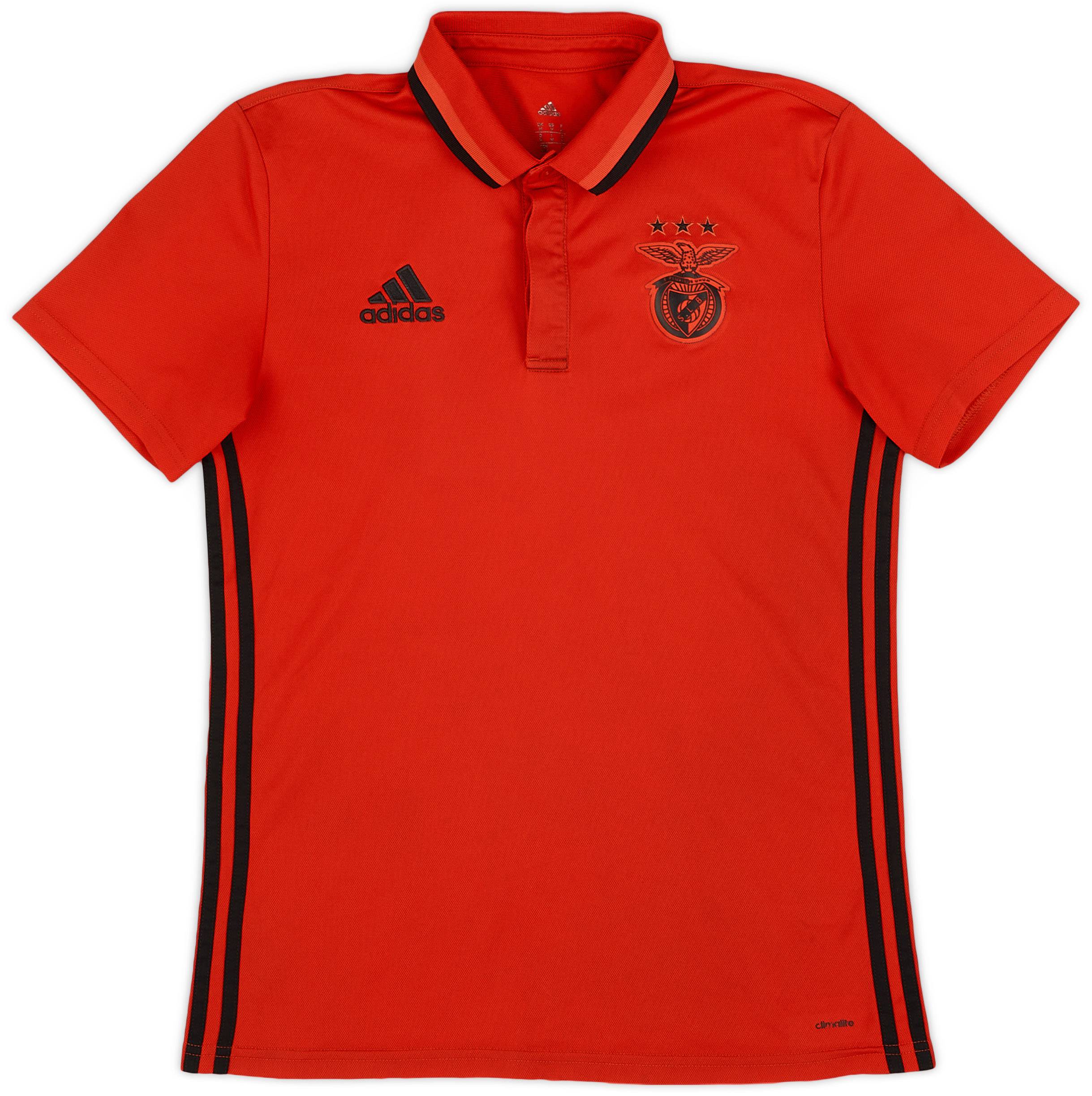 2016-17 Benfica adidas Polo Shirt - 8/10 - (M)