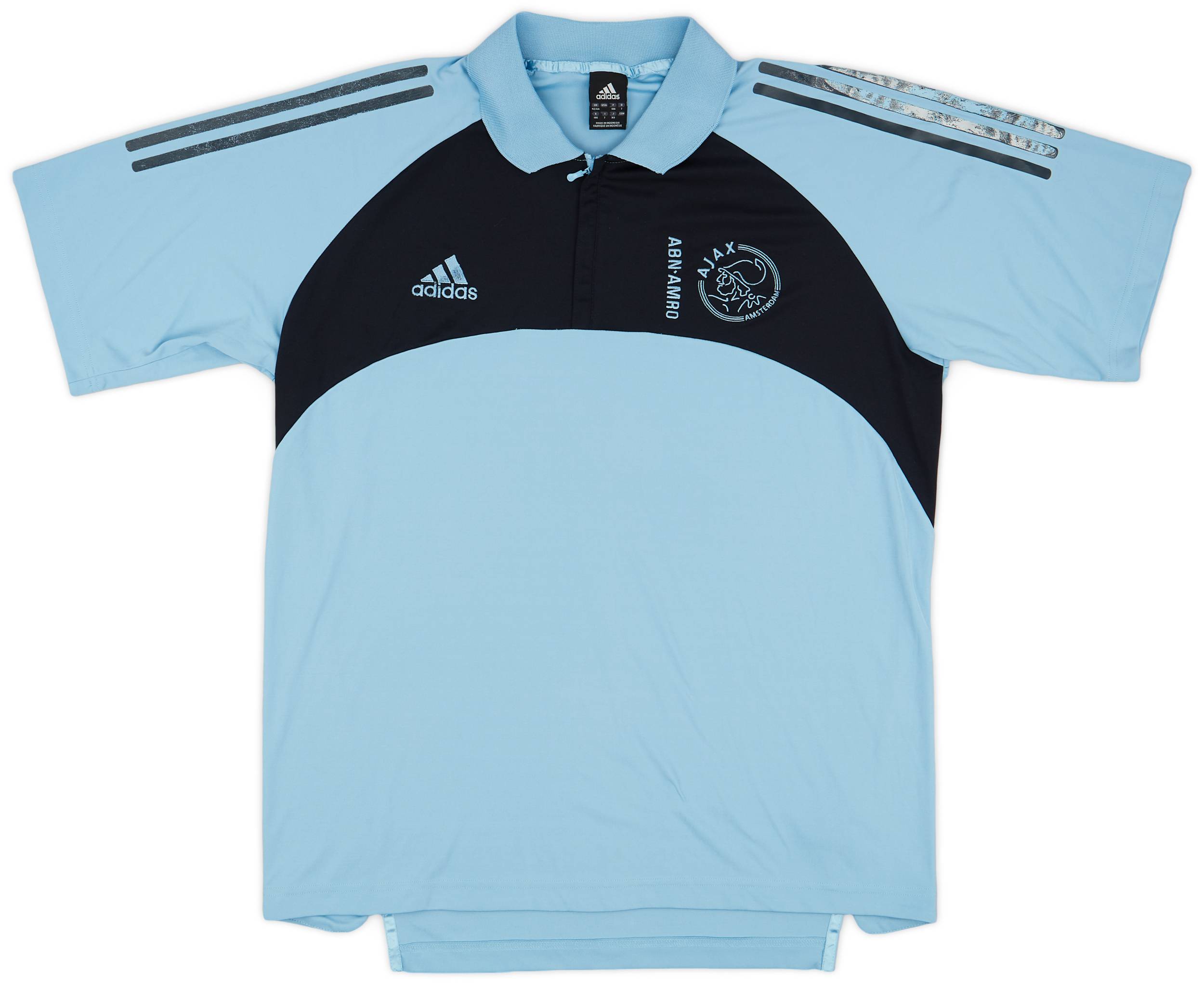2002-03 Ajax adidas 1/4 Zip Polo Shirt - 5/10 - (L)