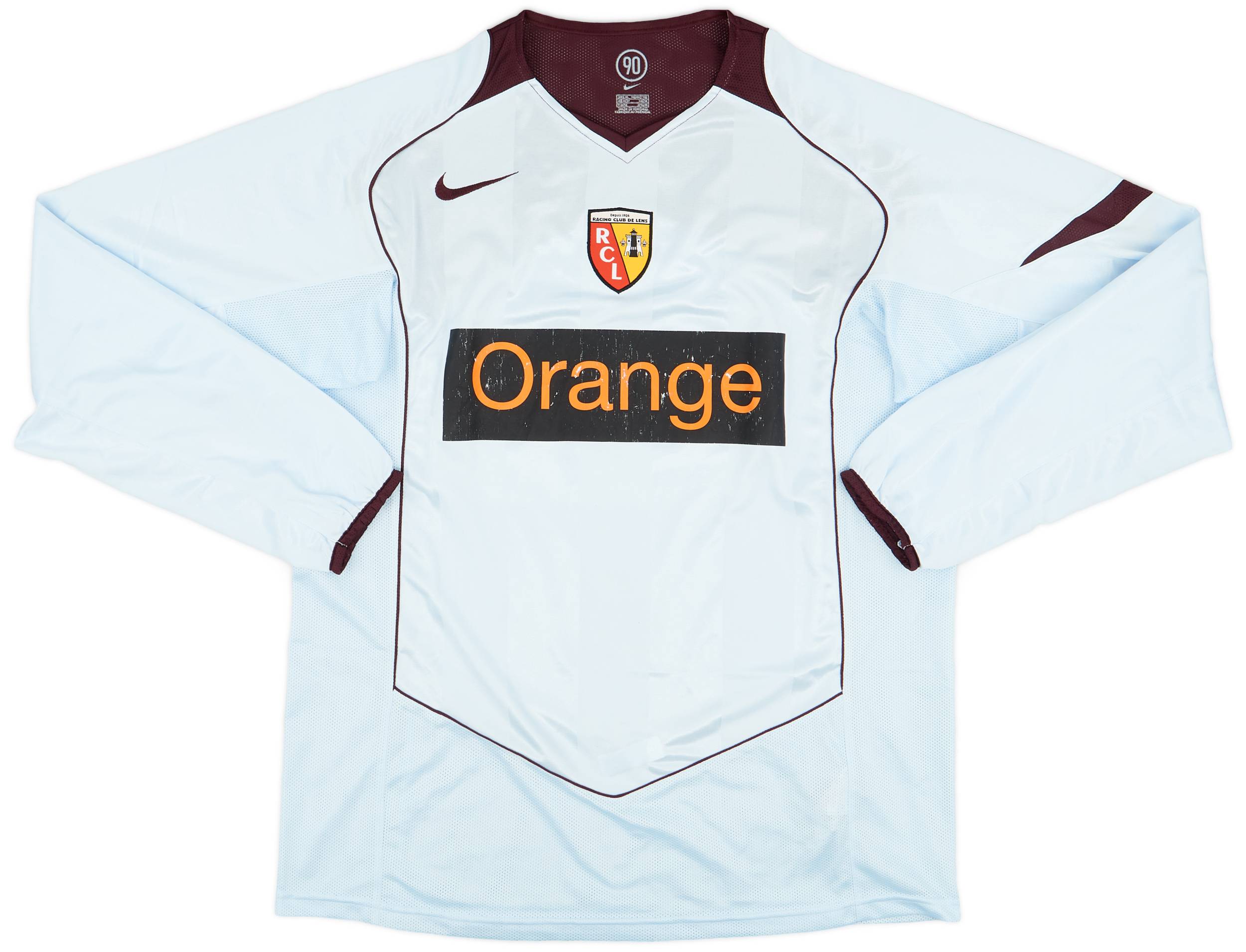 2004-05 Lens Player Issue Third L/S Shirt - 5/10 - (XL)