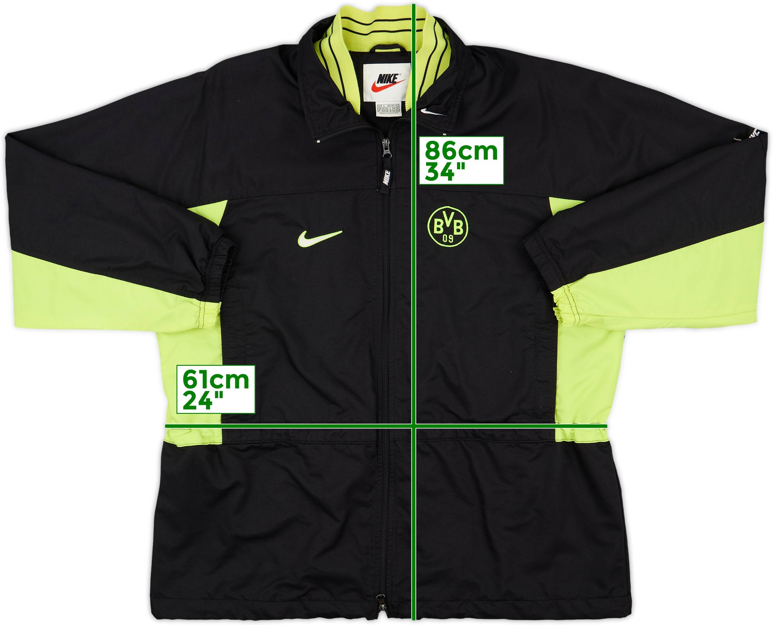 1997-98 Borussia Dortmund Nike Track Jacket - 9/10 - (L)