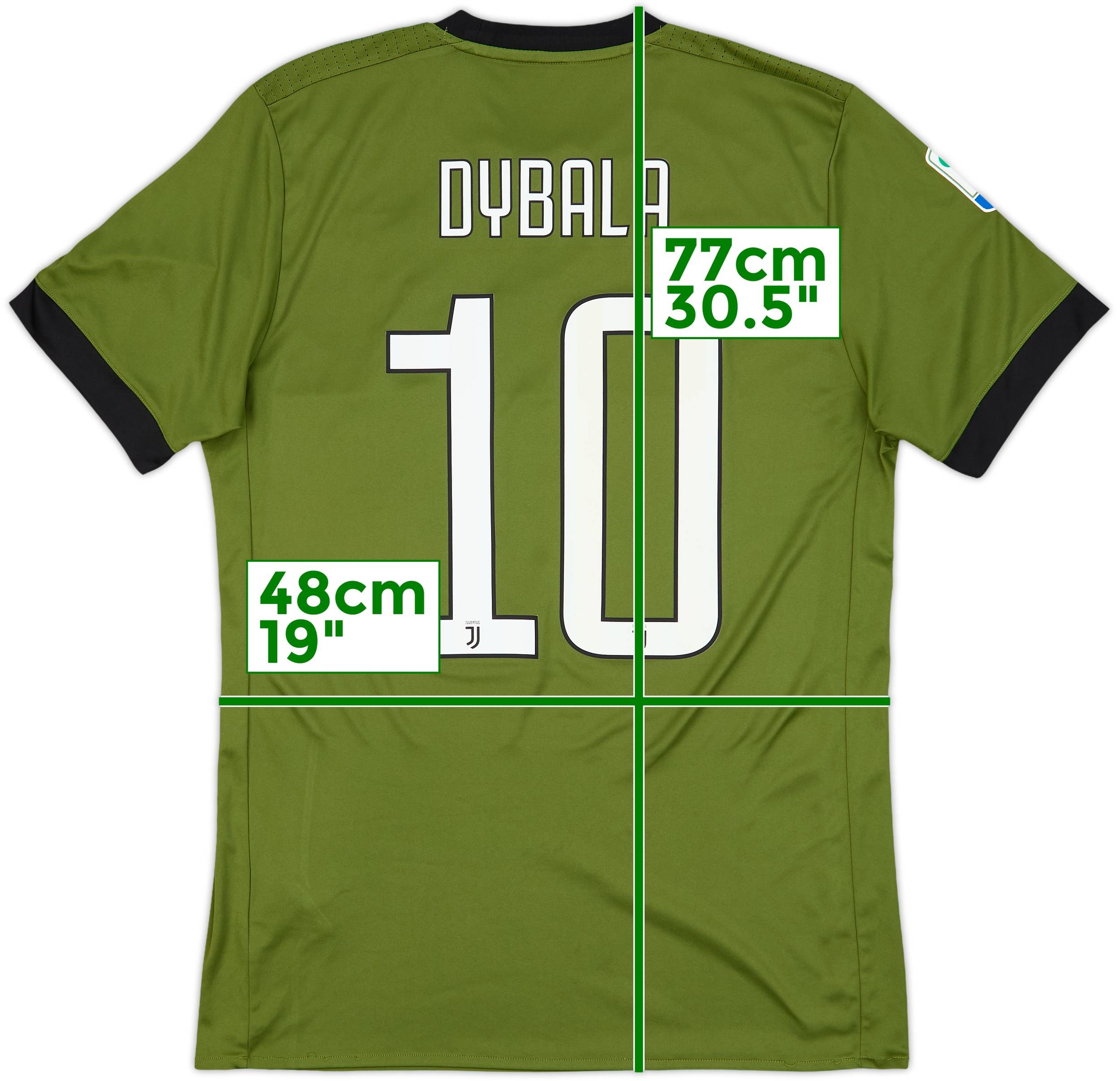 2017-18 Juventus Third Shirt Dybala #10 - 7/10 - (M)