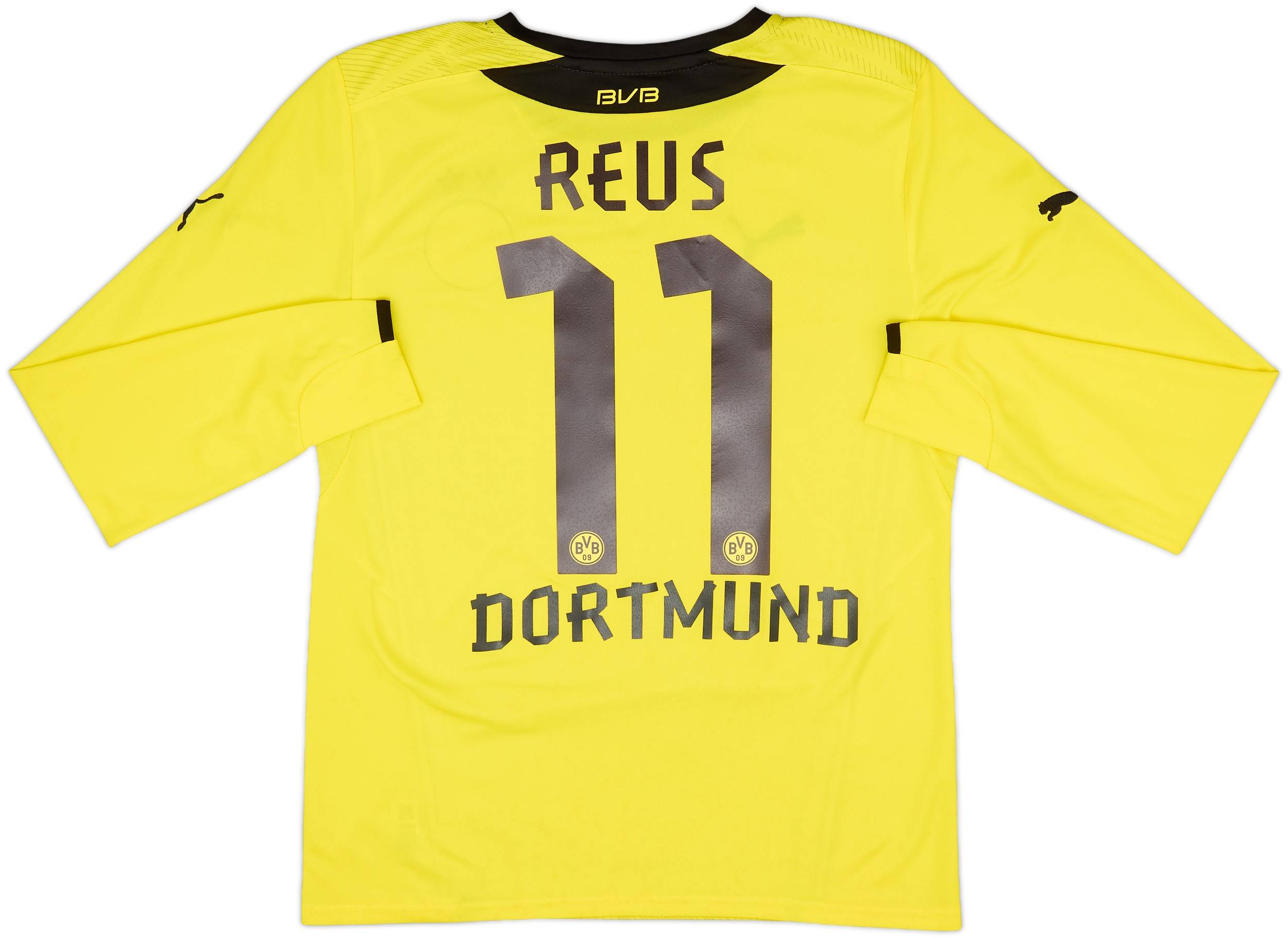 2013-14 Borussia Dortmund Home L/S Shirt Reus #11 - 7/10 - (S)
