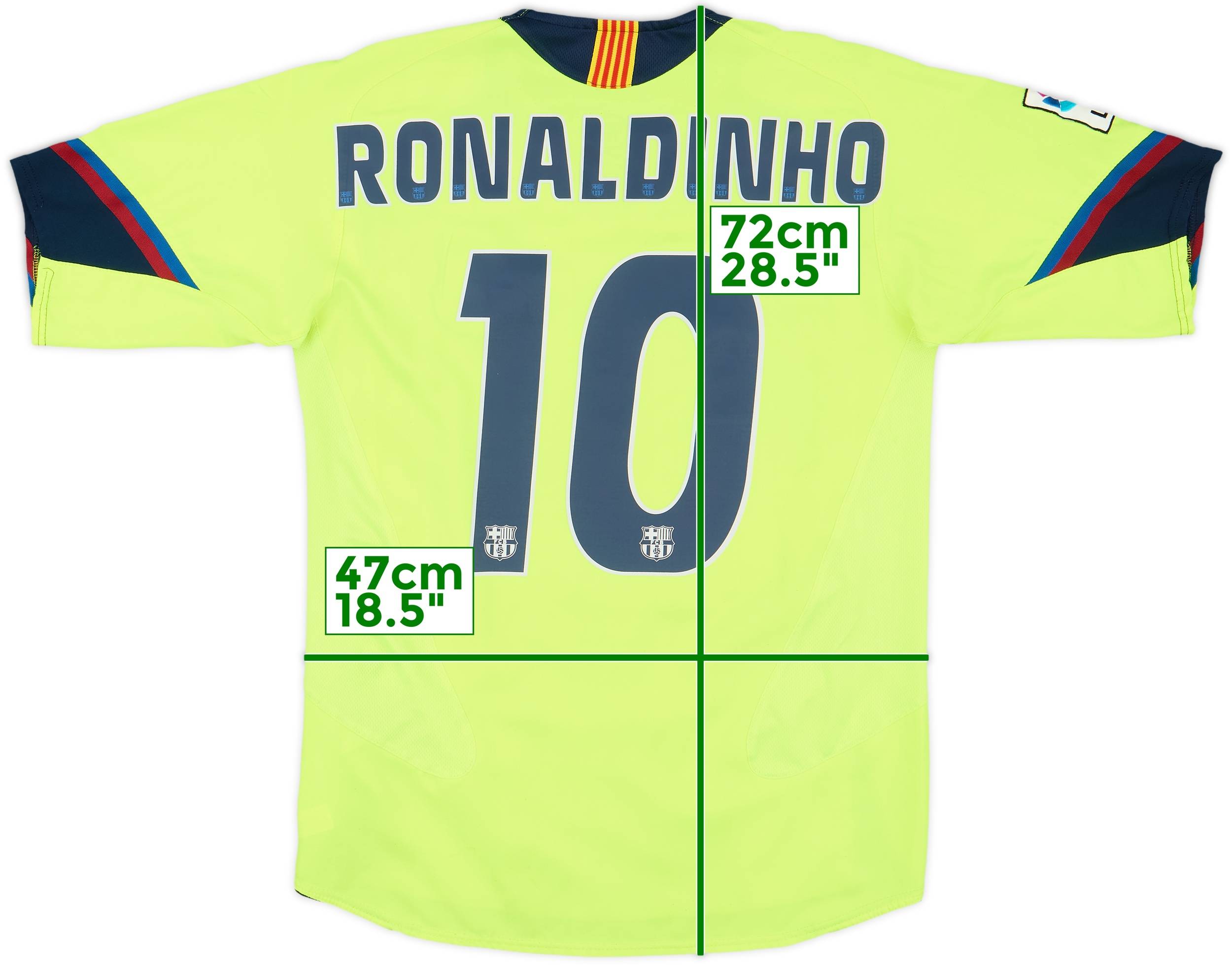 FCバルセロナ RONALDINHO 10番Barcelona Away0506 2006-07 FC Barcelona away jersey (#10 RONALDINHO) - S • RB