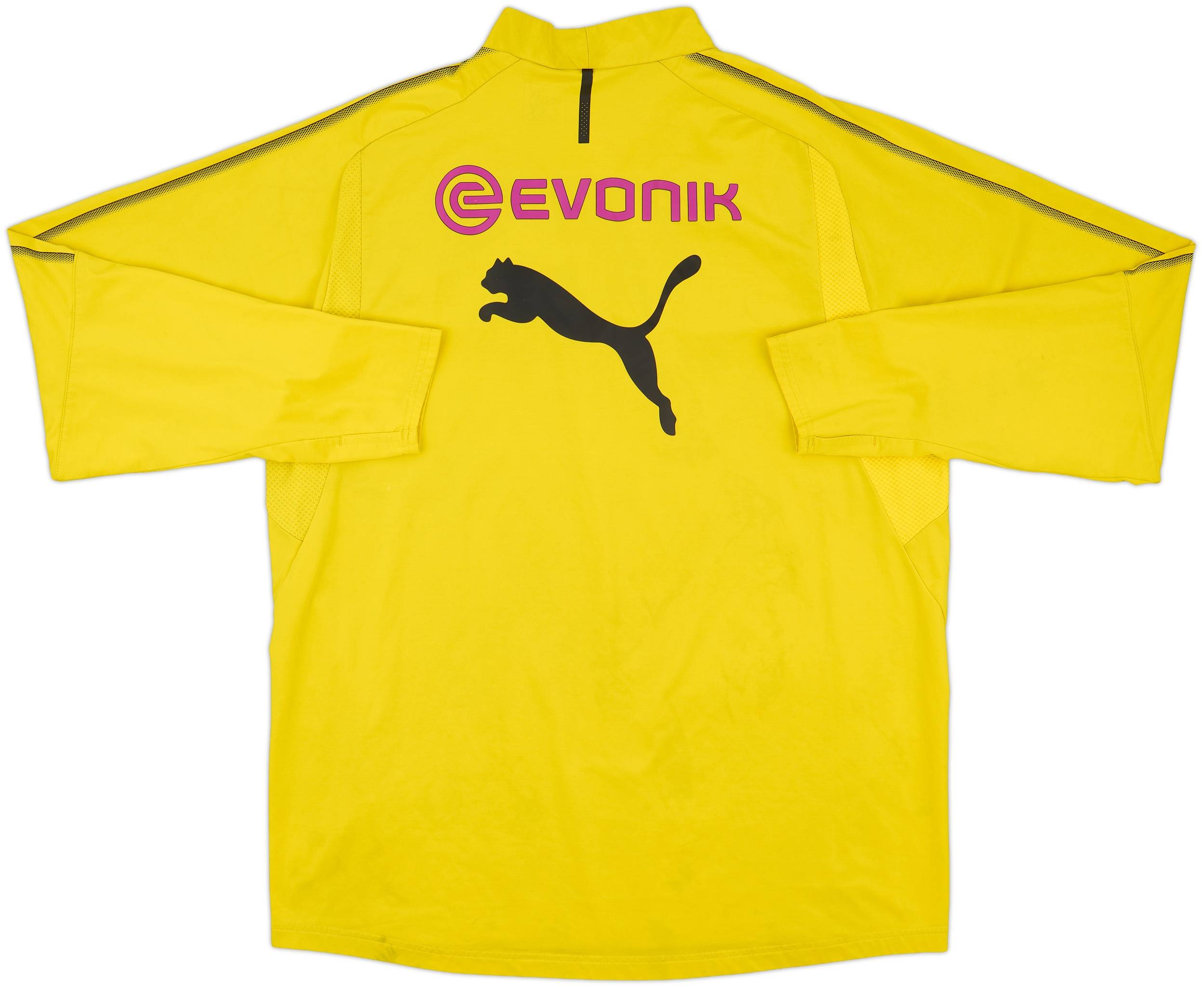 Puma Borussia Dortmund サッカージャージ L 2017-18 Borussia Dortmund Puma 1/4 Zip Training Top - 5/10