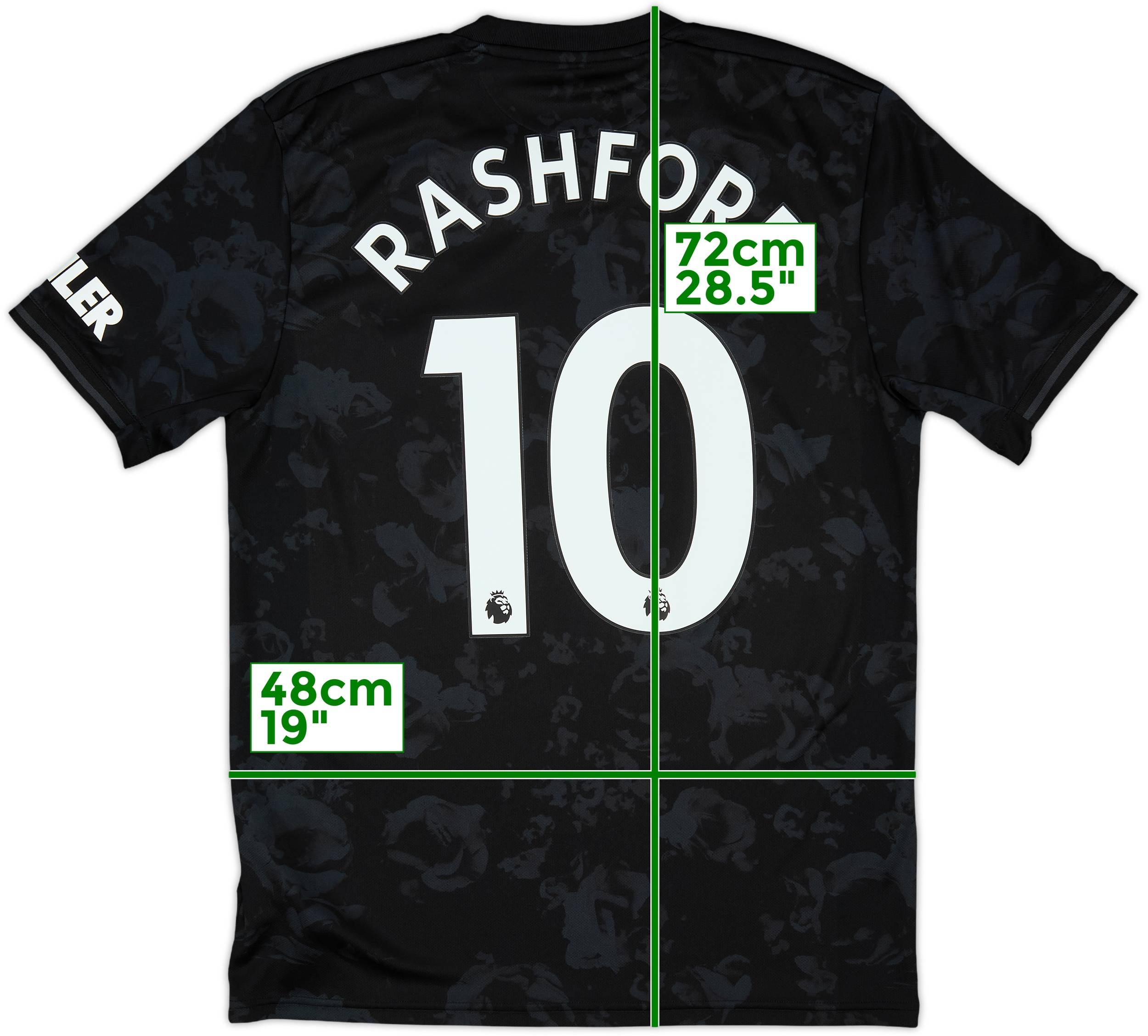 2019-20 Manchester United Third Shirt Rashford #10 - 6/10 - (M)