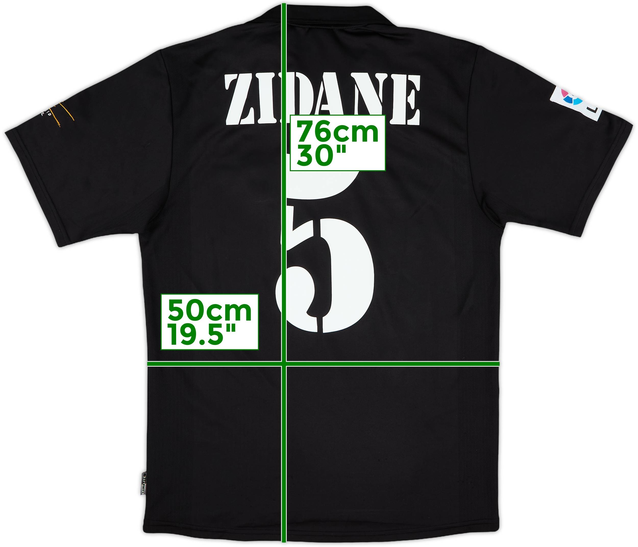 2002-03 Real Madrid Centenary Away Shirt Zidane #5 - 10/10 - (S)