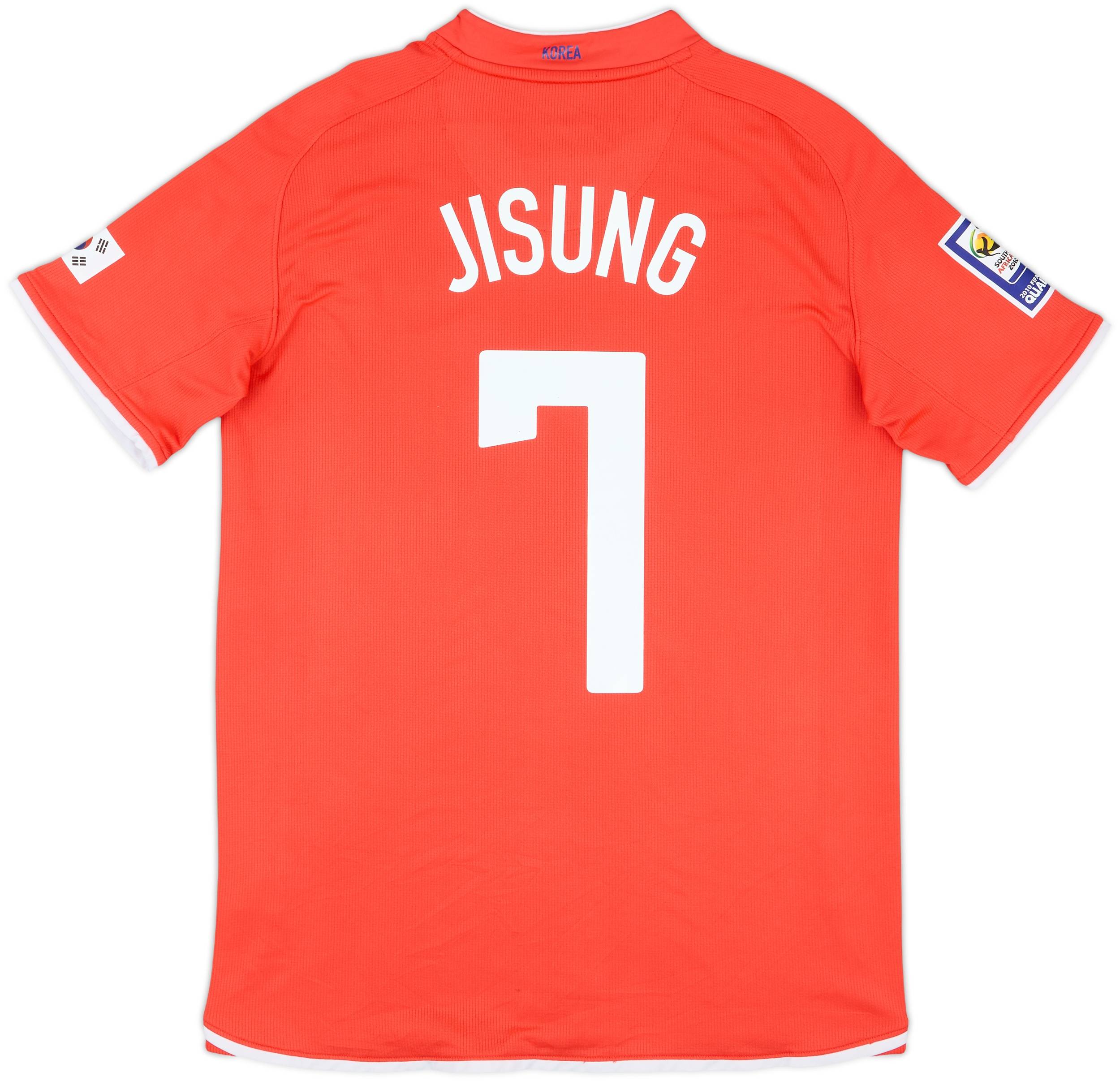 2008-10 South Korea Home Shirt Jisung #7 - 9/10 - (M)