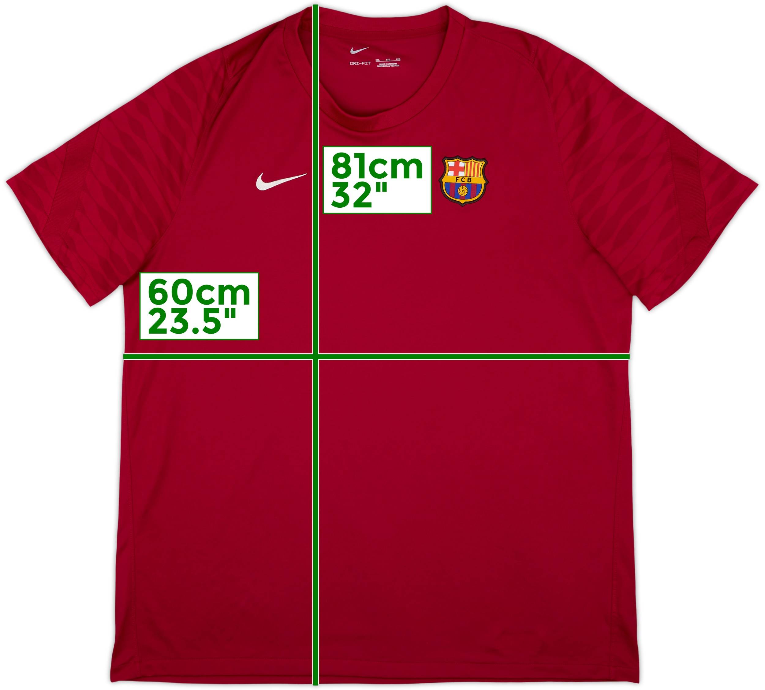 2021-22 Barcelona Nike Training Shirt - 9/10 - (XXL)