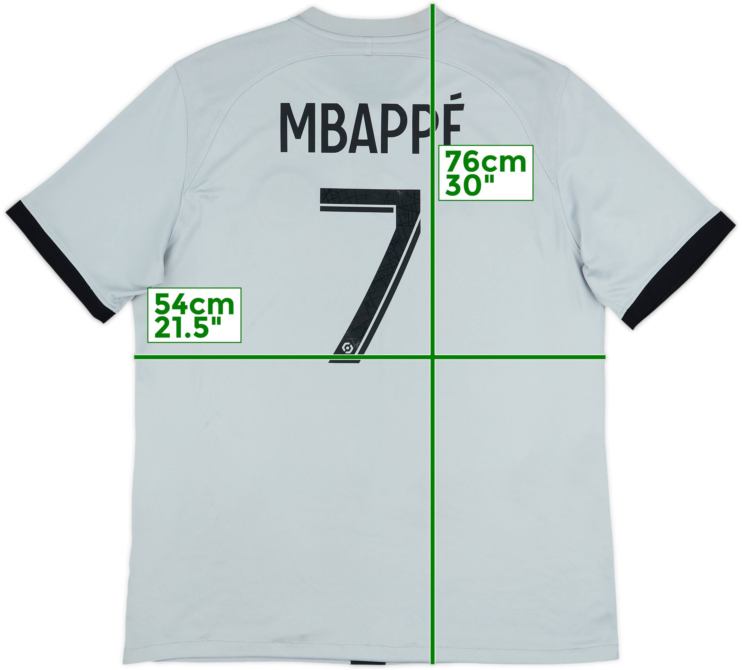 Camiseta de visitante del Paris Saint-Germain 2022-23 Mbappe #7