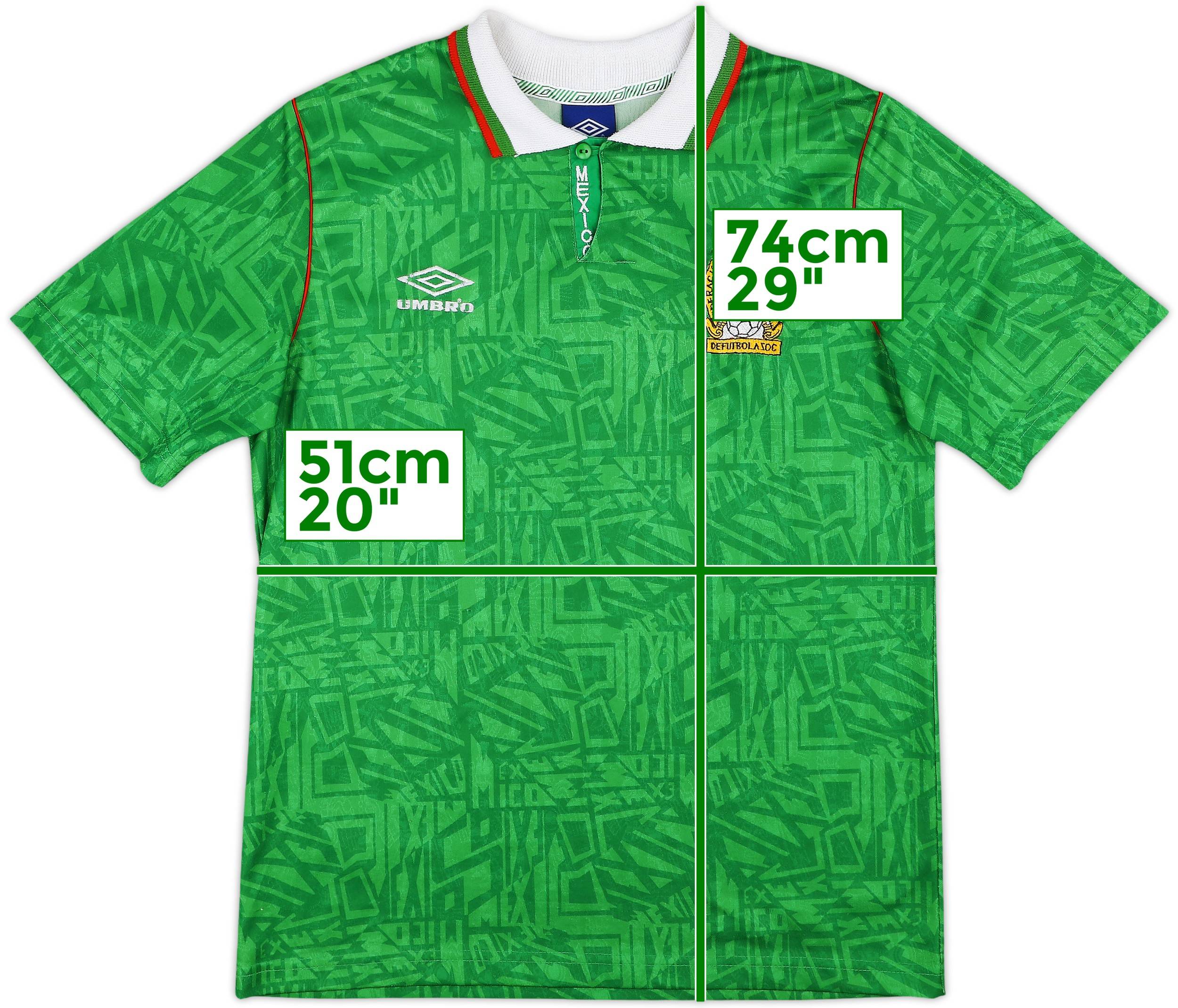 1994-95 Mexico Home Shirt - 8/10 - (M)