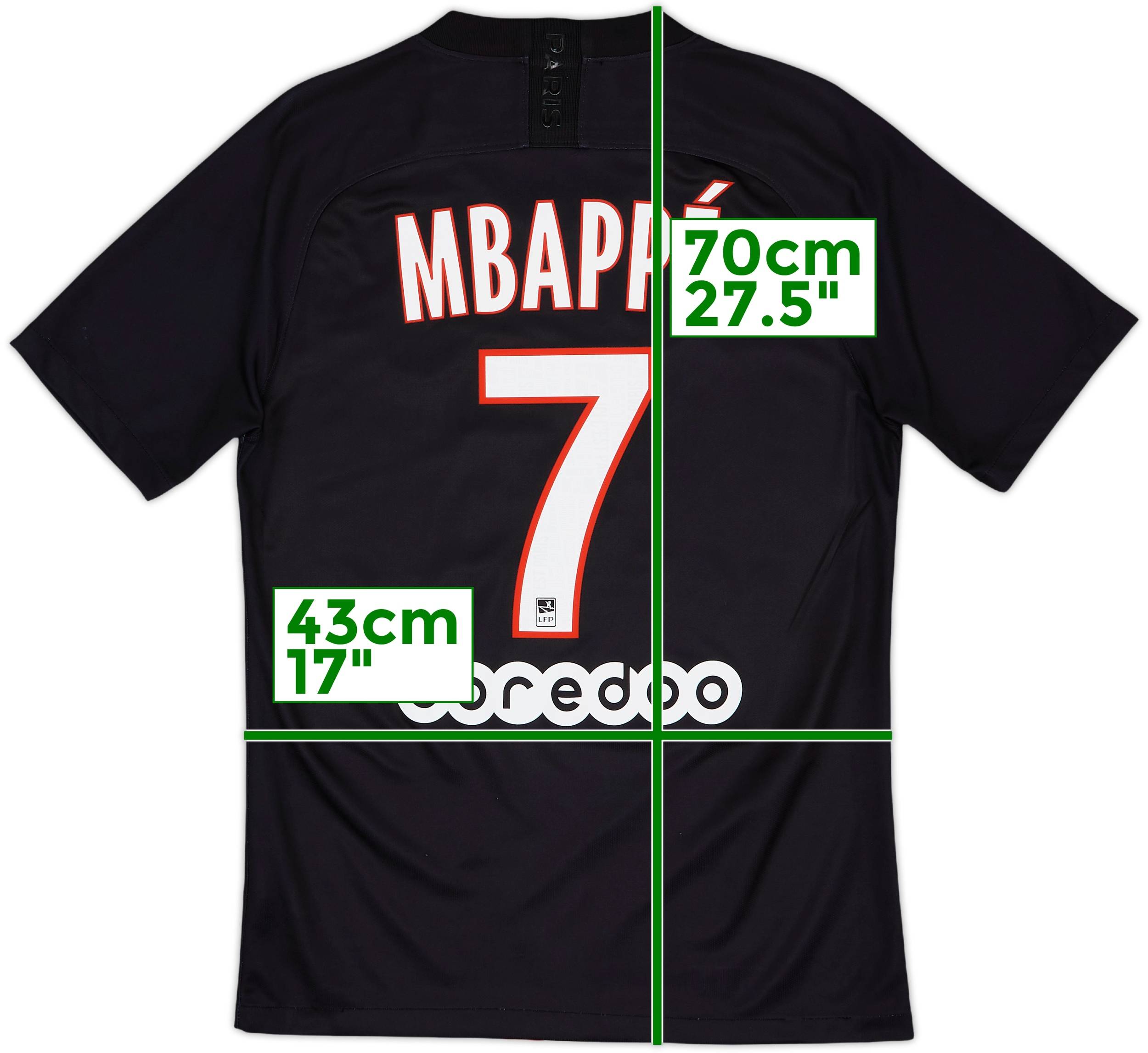 PSG(パリサンジェルマン)★ Tシャツ DC ACTION MBAPPE FLASH gr 2023-24 Paris Saint-Germain Authentic Third Shirt Mbappe #7