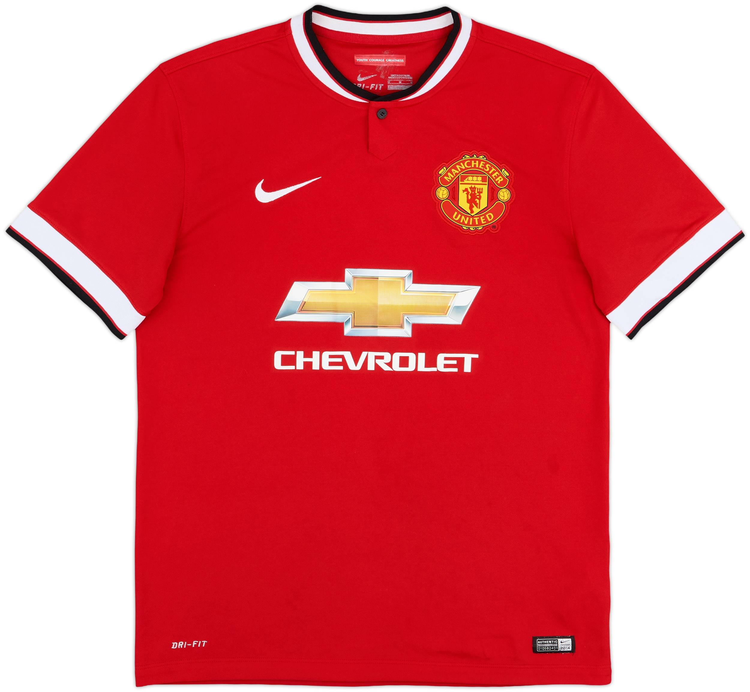 ウェア 2014-15 Manchester United Home 2014-15 Manchester United Home Shirt Mata #8 - 8/10 - (M)