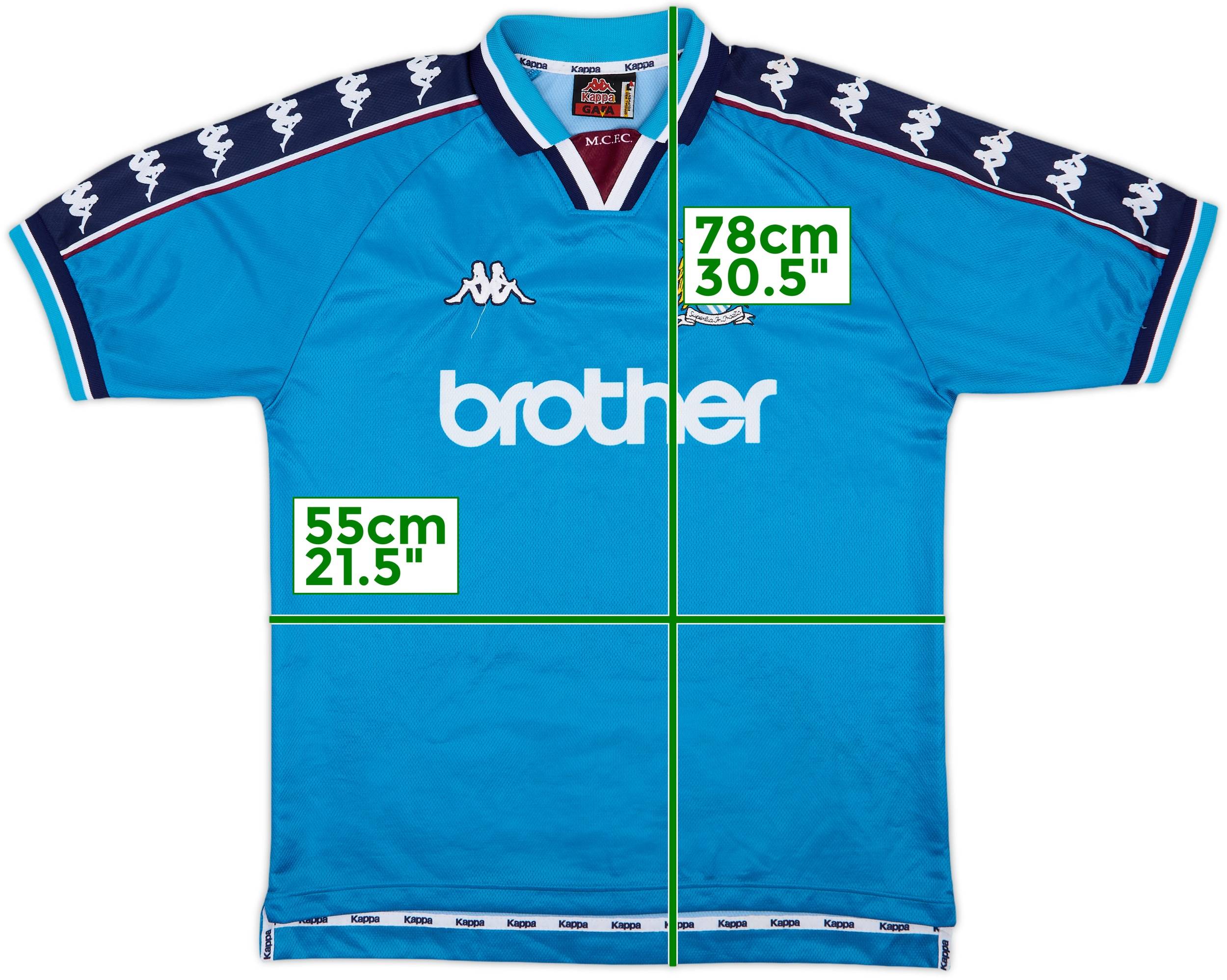 1997-99 Manchester City Home Shirt - 9/10 - (L)