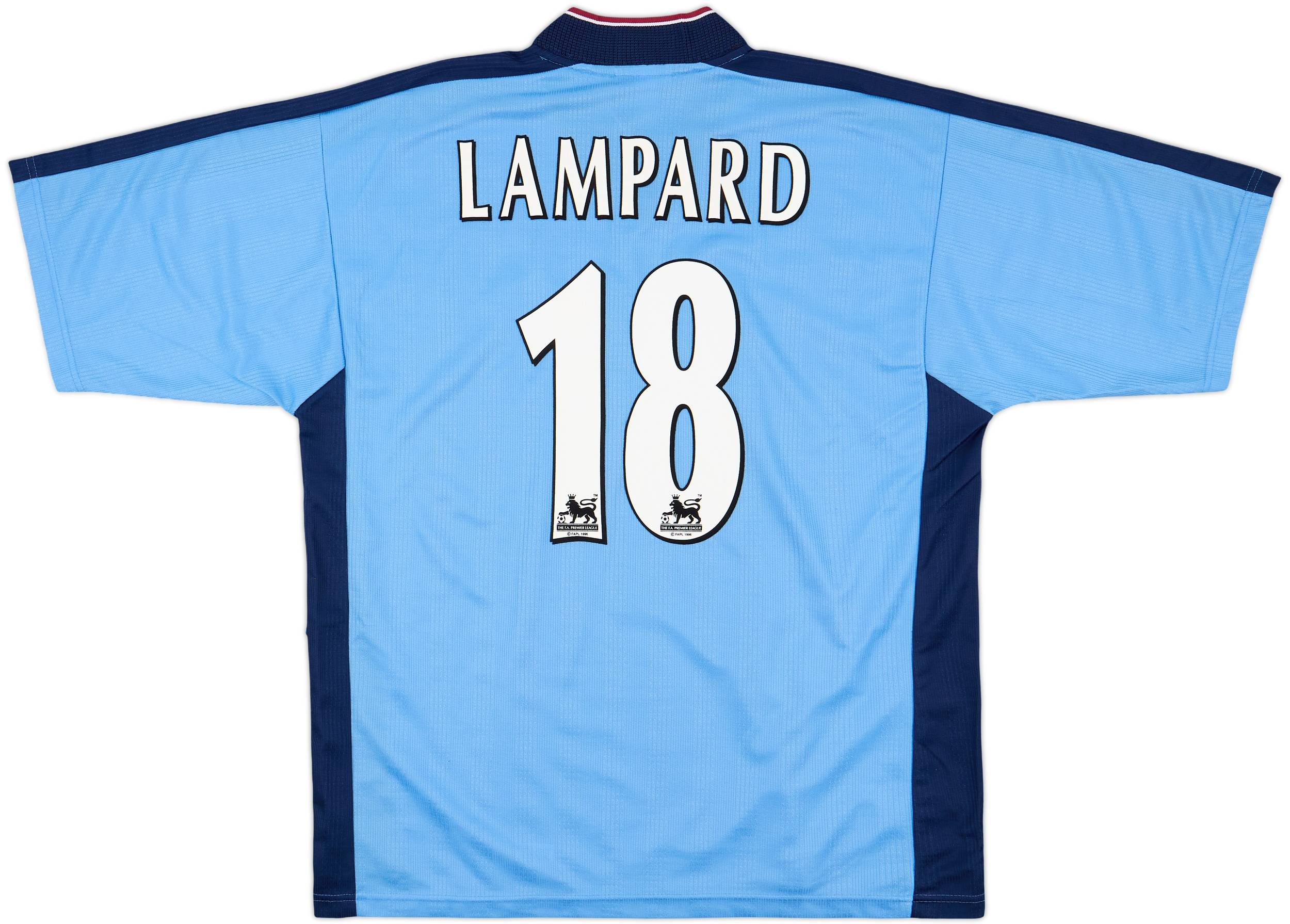 1997-98 West Ham Away Shirt Lampard #18 - 9/10 - (XL)