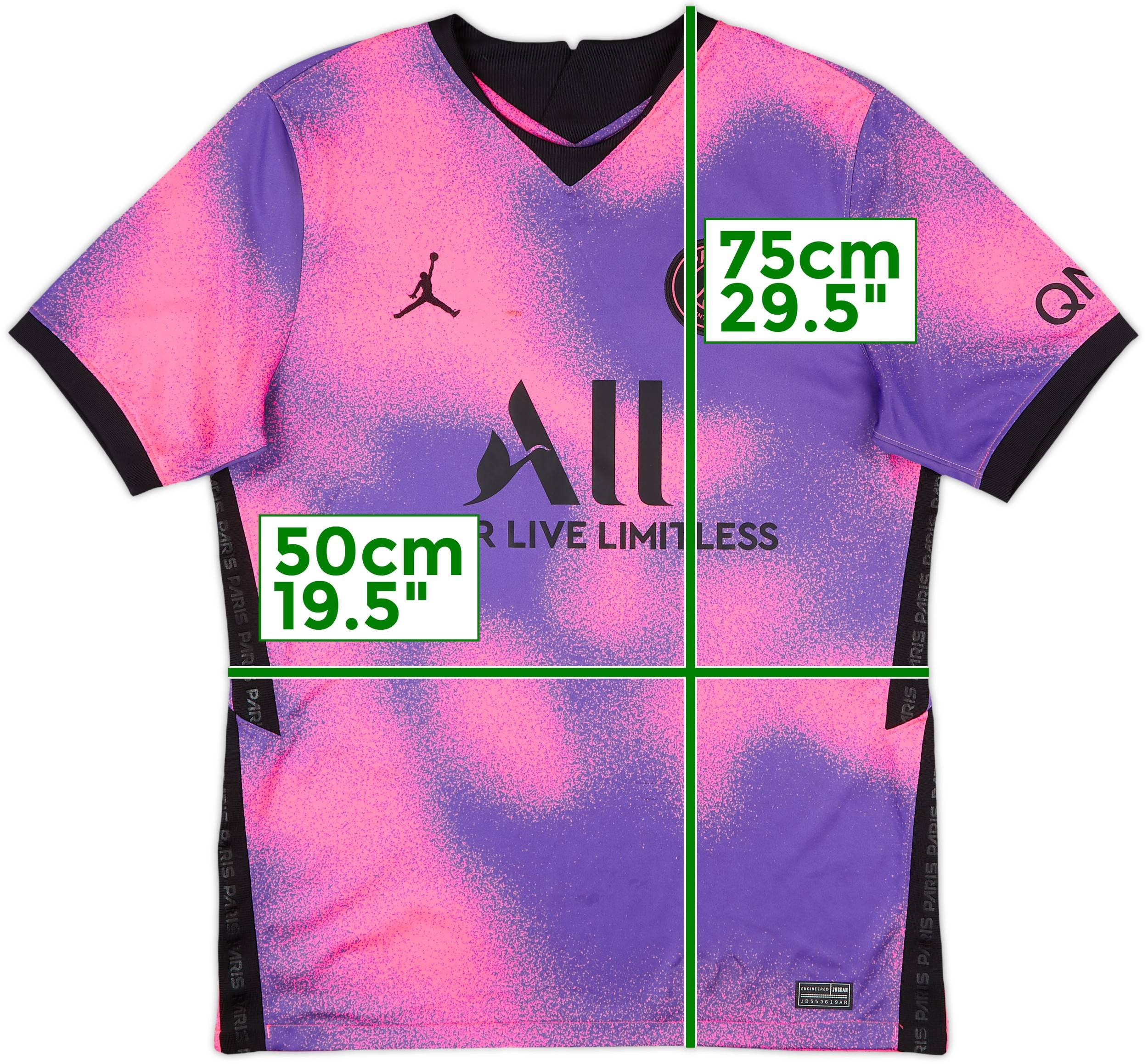 2020-21 Paris Saint-Germain Fourth Shirt 9/10 (M)