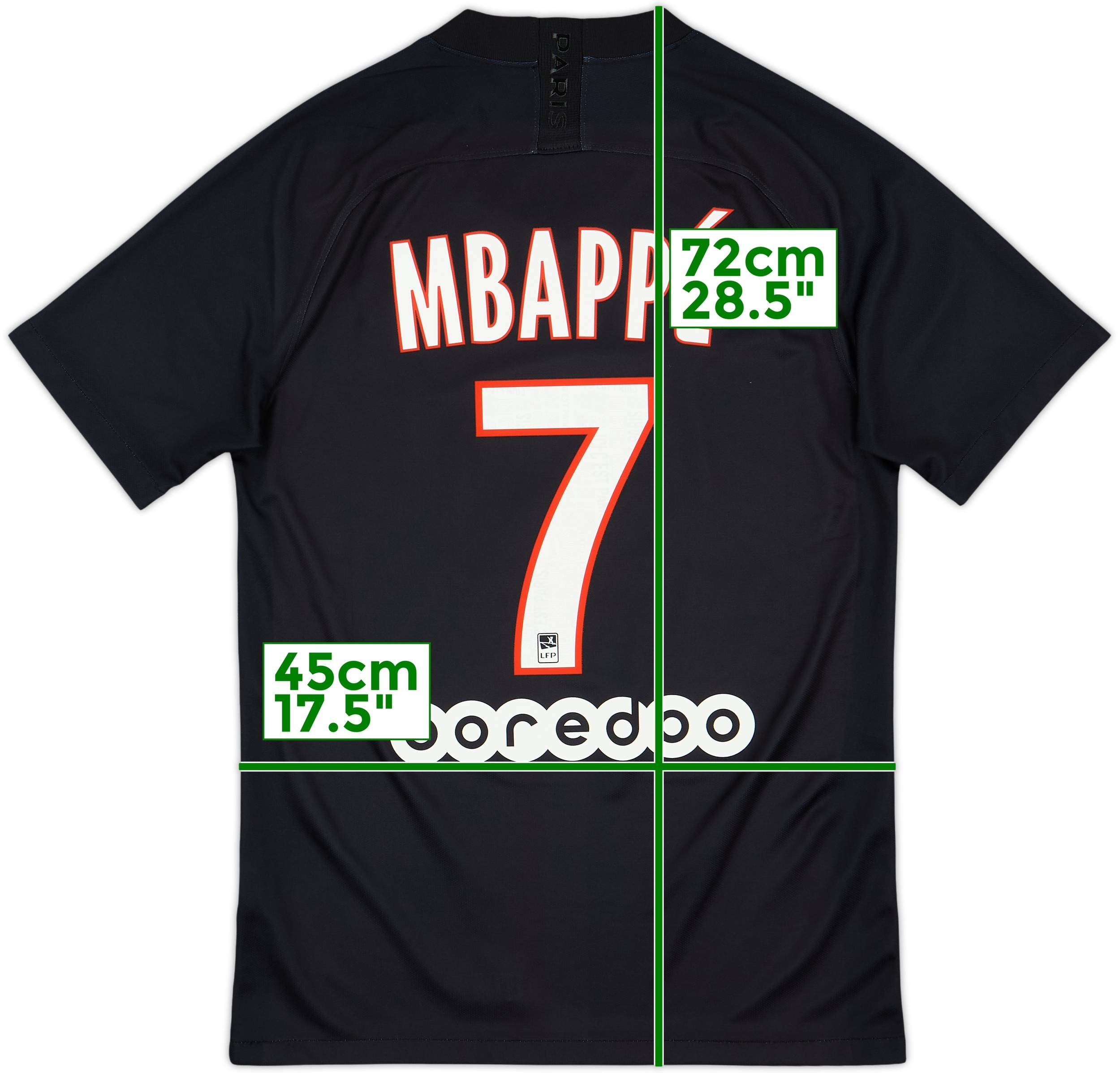 PSG(パリサンジェルマン)★ Tシャツ DC ACTION MBAPPE FLASH 紺 パリ・サンジェルマン Paris Saint-Germain PSG U NK CREST TEE