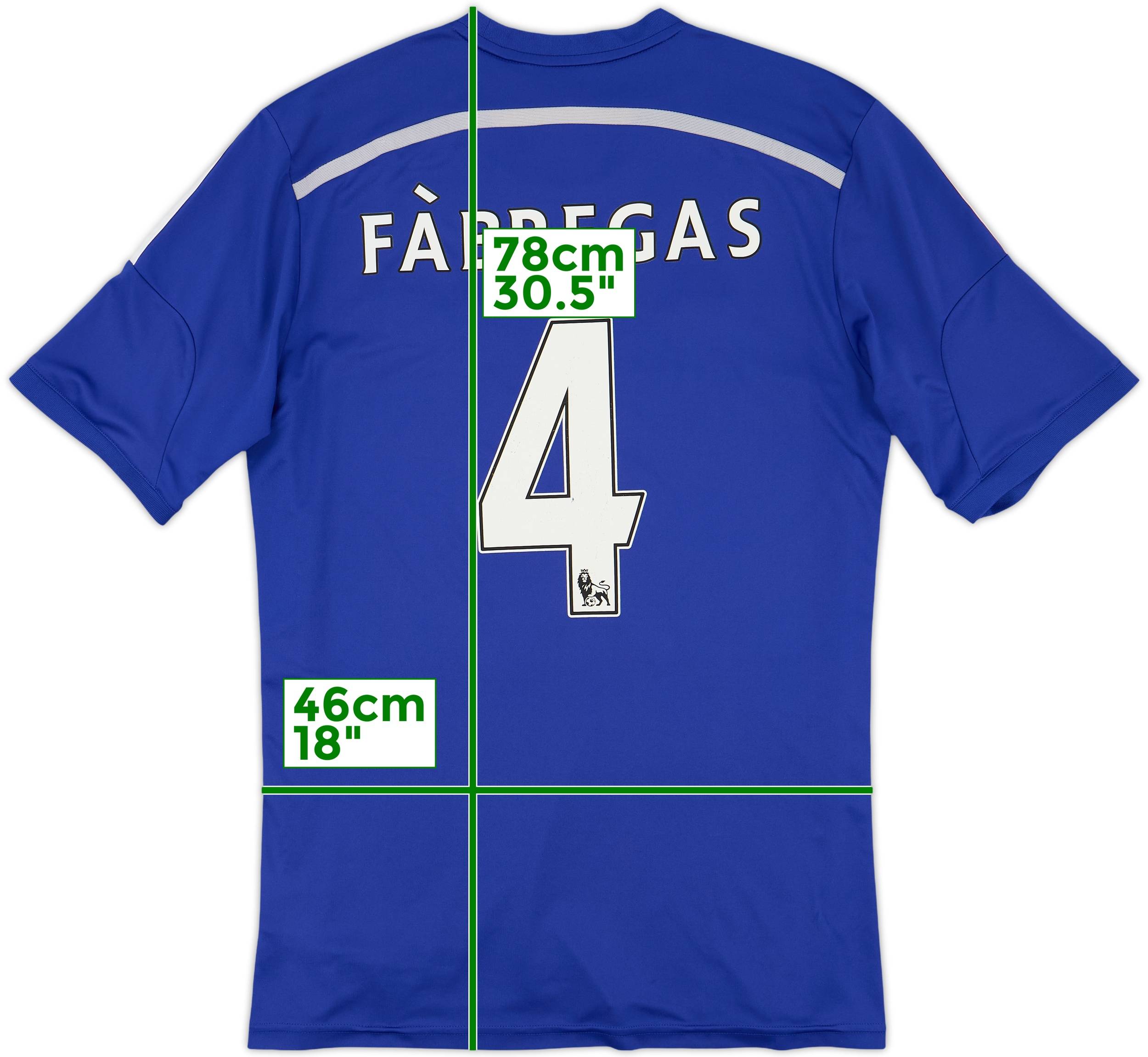 Chelsea FC Fàbregas 4 サッカーシャツ b5478a13418a845339dbcf6d61d029