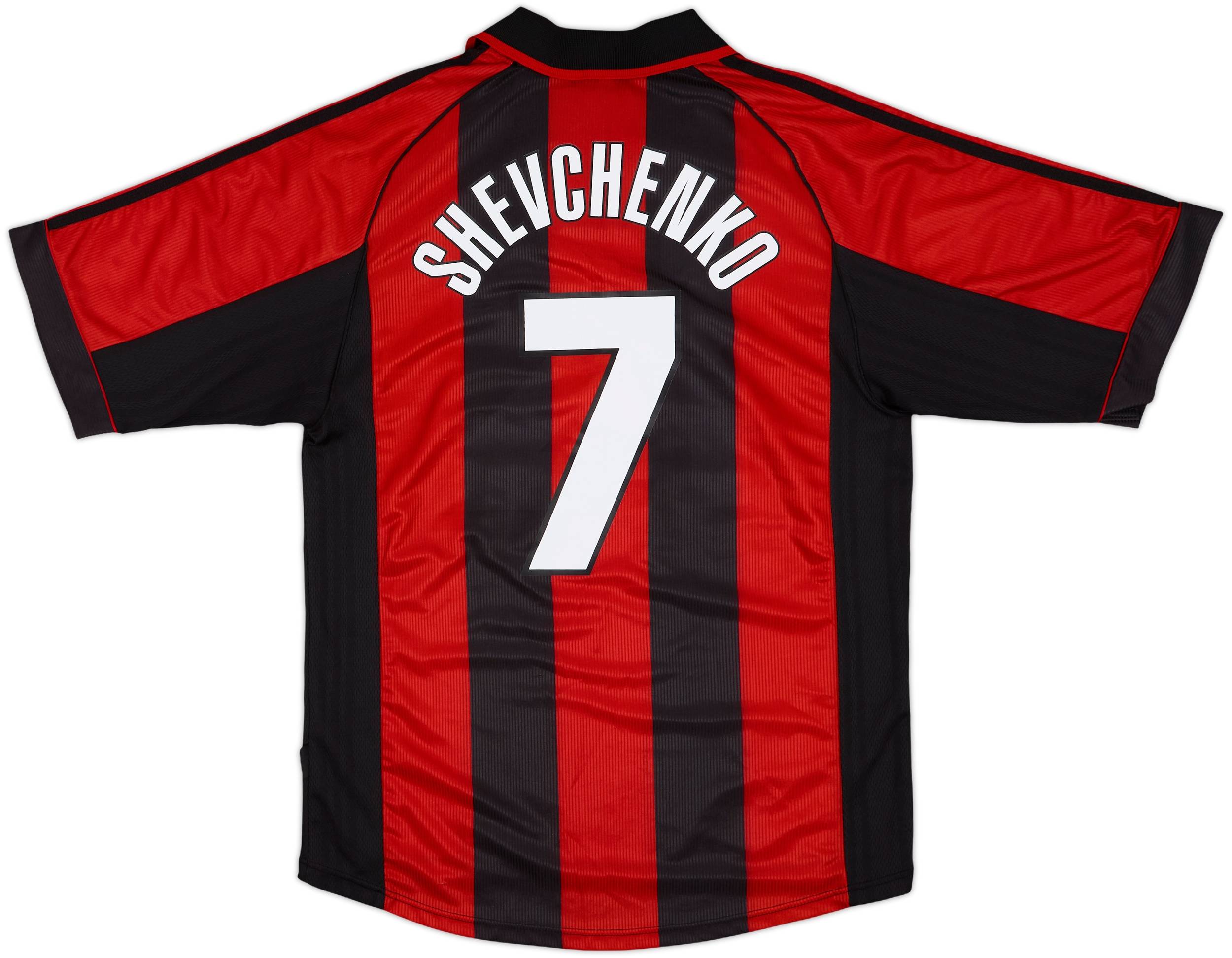 1998-00 AC Milan Home Shirt Shevchenko #7 - 9/10 - (M)