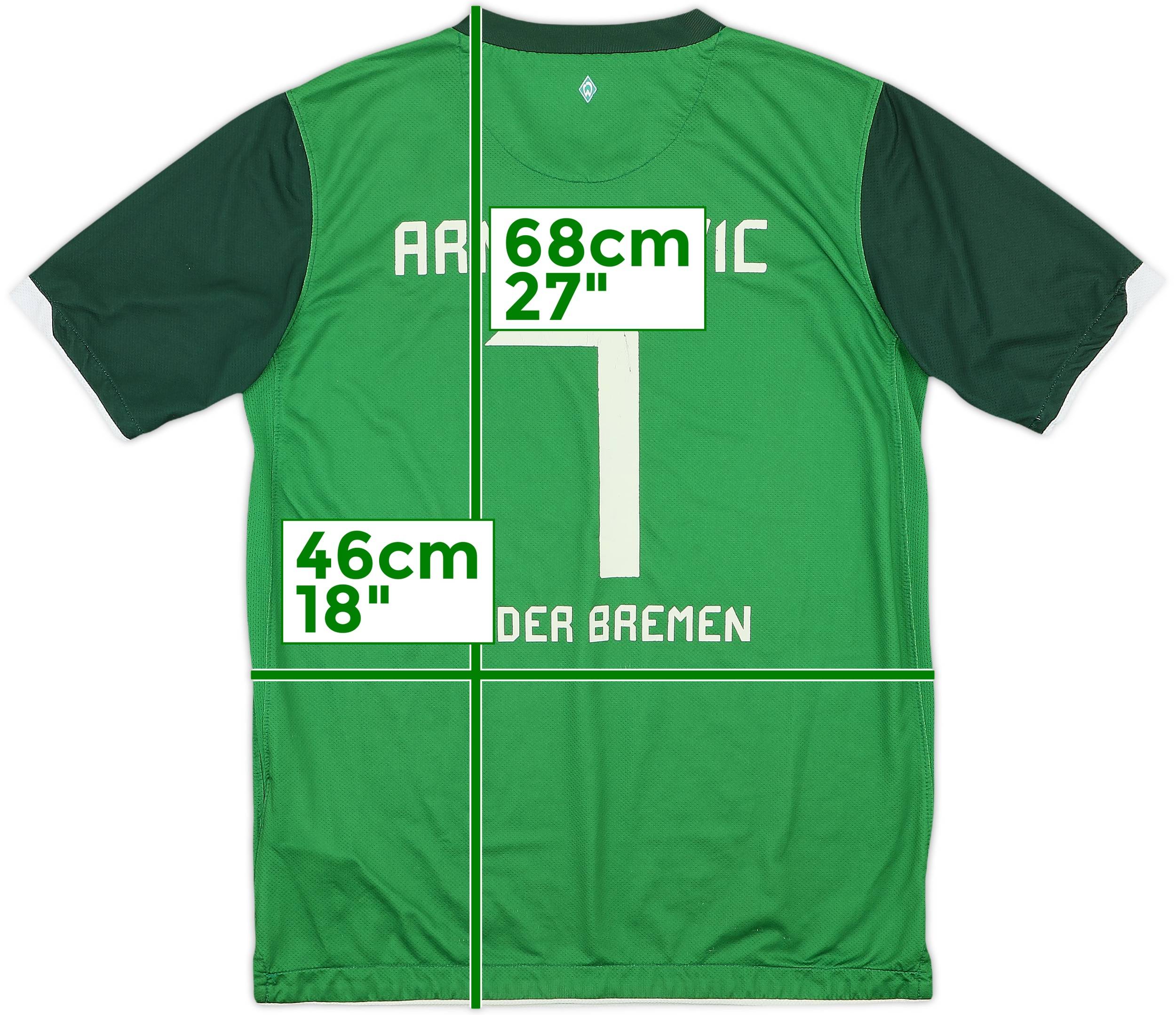2010-11 Werder Bremen Home Shirt Arnautovic #7 - 6/10 - (XL