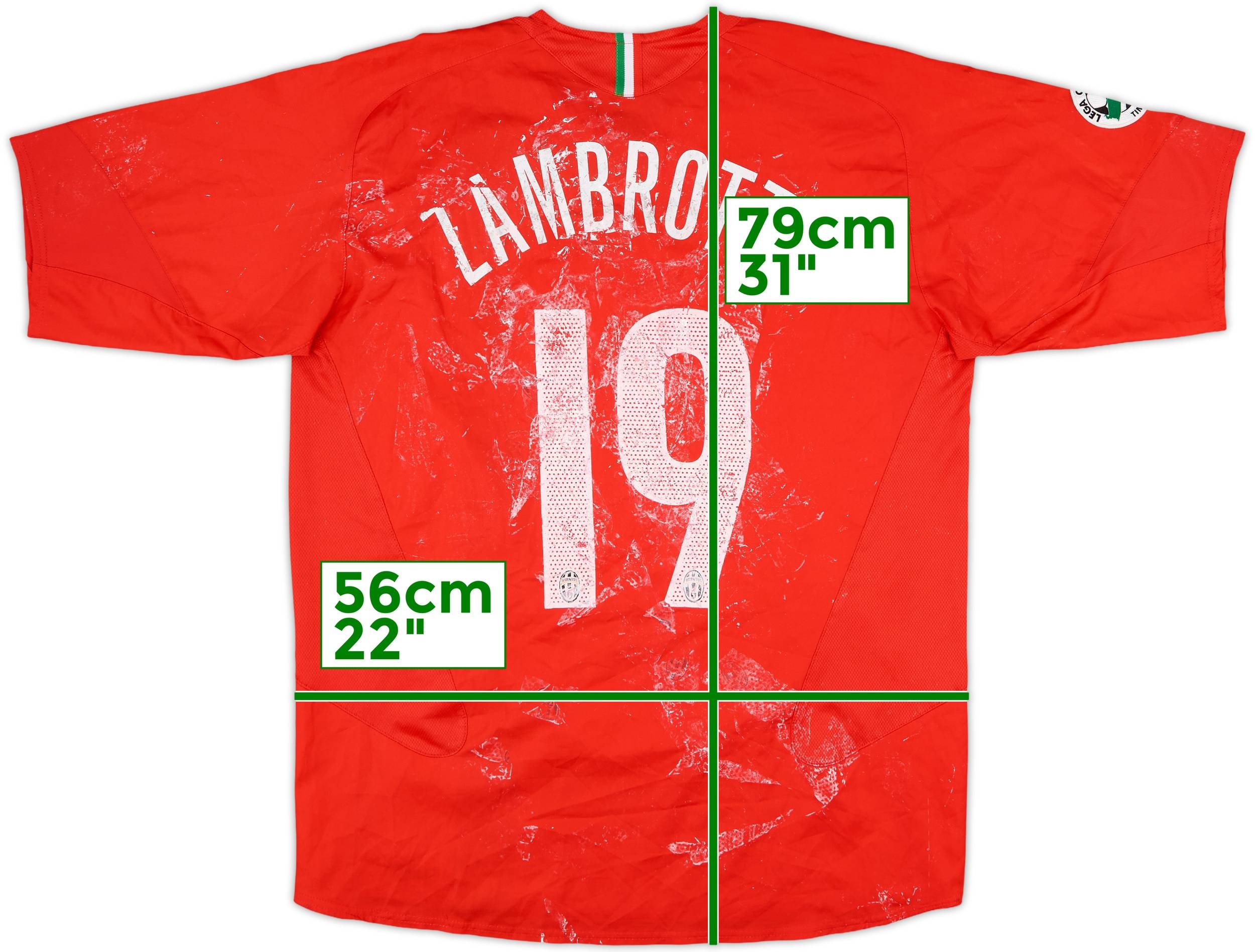 2005-06 Juventus Away Shirt Zambrotta #19 - 4/10 - (L)