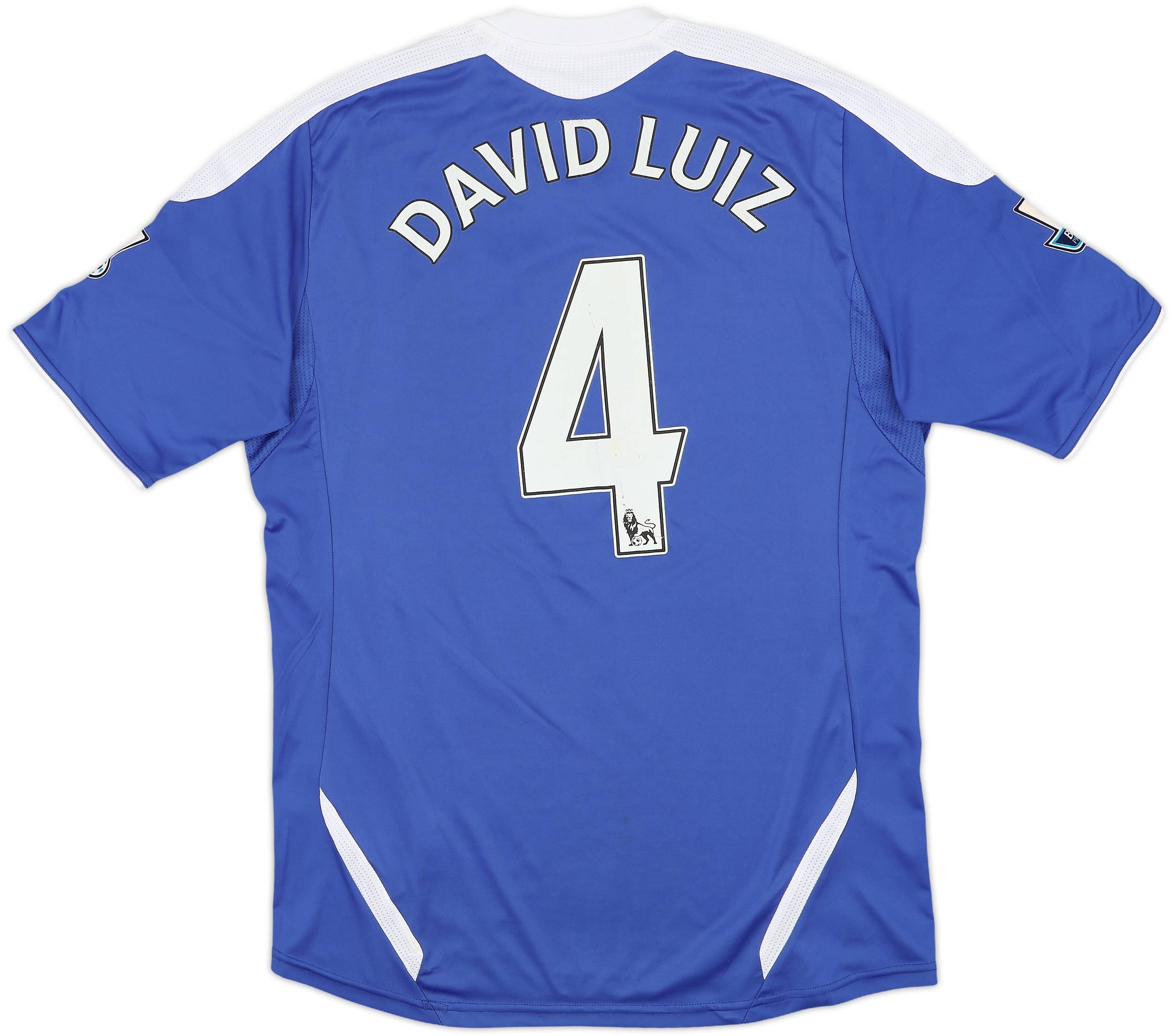 2011-12 Chelsea Home Shirt David Luiz #4 - 6/10 - (M)