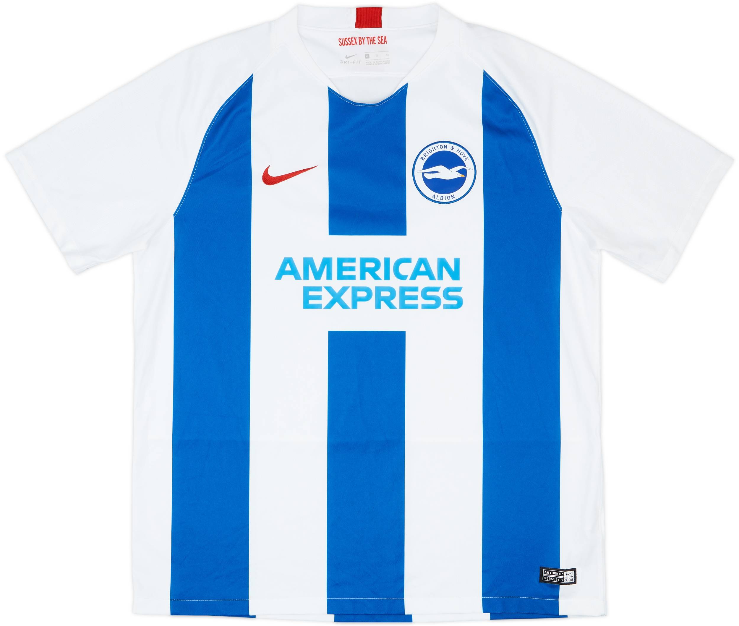 品質満点 Shirt Home Brighton 2018-19 - (XL) - 9/10 ウェア